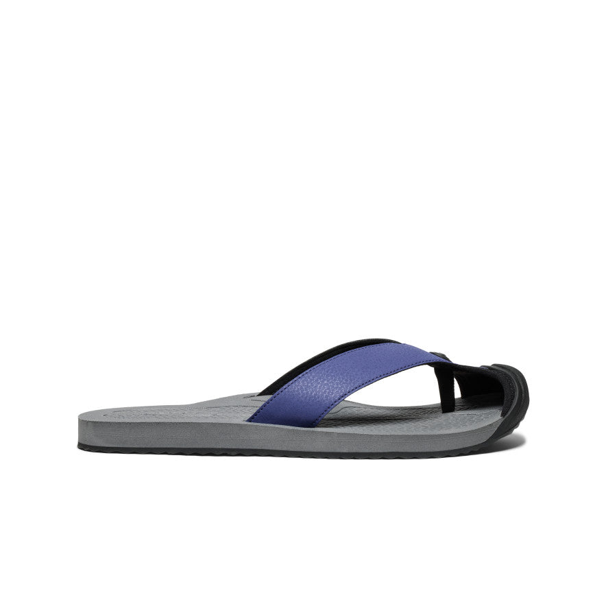 Men's Barbados Flip Flops - Comfortable Beach Sandals for Summer | Skipper Blue/Black | Perfect for Pool, Beach, and Vacation Wear