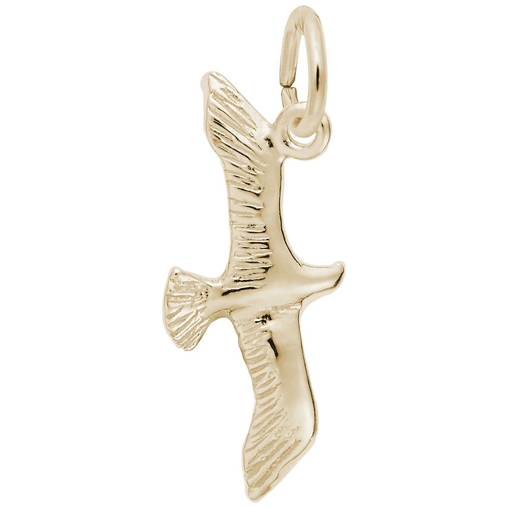 Seagull Charm Pendant - Sterling Silver Jewelry for Bracelets & Necklaces - Perfect for Beach Lovers, Nautical Gifts & Ocean-Themed Accessories