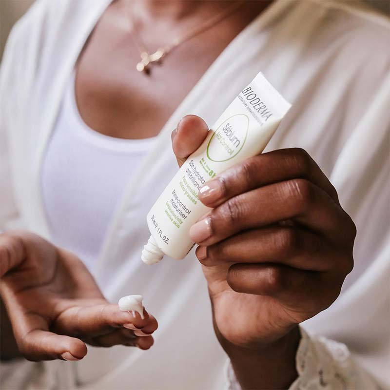 Bioderma Sébium Mat Control Shine Control Moisturizer for Oily Skin - Oil-Free Hydration & Mattifying Face Cream for Daily Skincare Routine