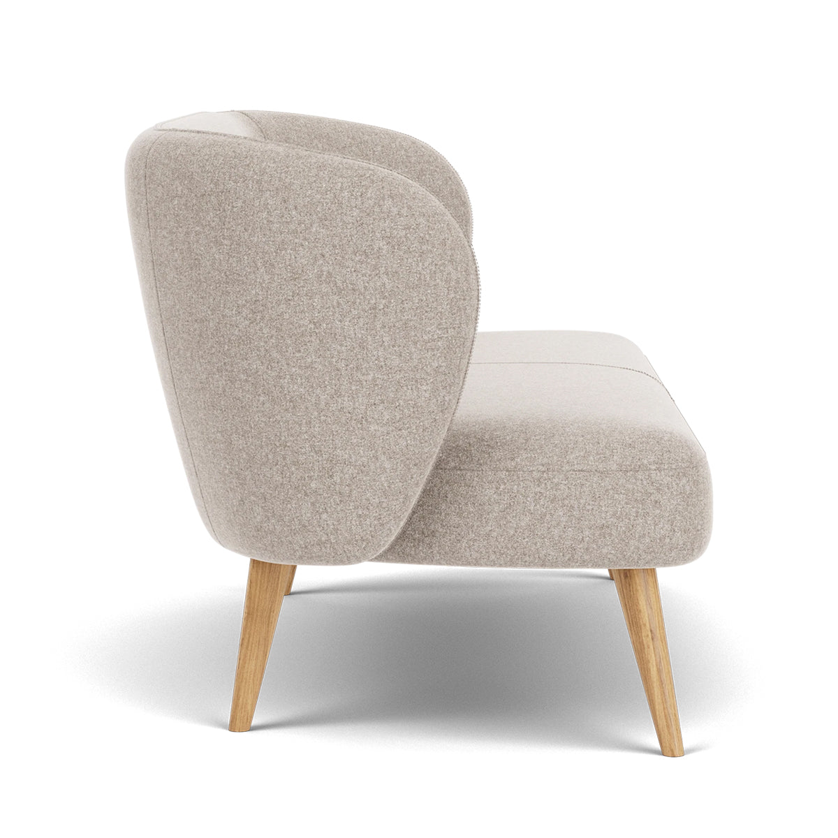 Kathleen Fabric 2 Seater Sofa - Modern Living Room Furniture for Small Spaces | Perfect for Apartments, Condos & Cozy Homes