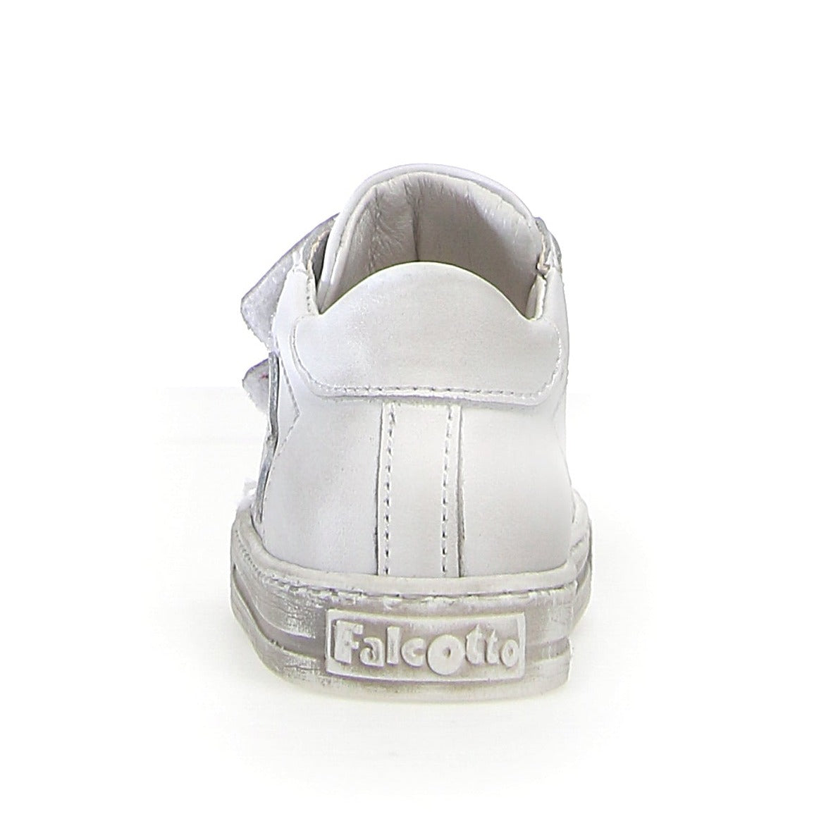 Falcotto Sasha VL Calf Fashion Sneakers for Boys & Girls - White | Comfortable Kids Shoes for School, Play & Everyday Wear