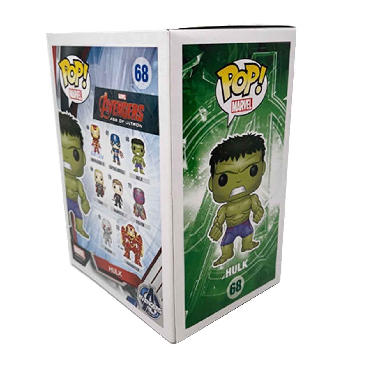 Avengers Hulk #68 Pop Vinyl Figure - Collectible Marvel Superhero Toy for Fans & Decor | Perfect for Display, Gifts & Marvel Collections