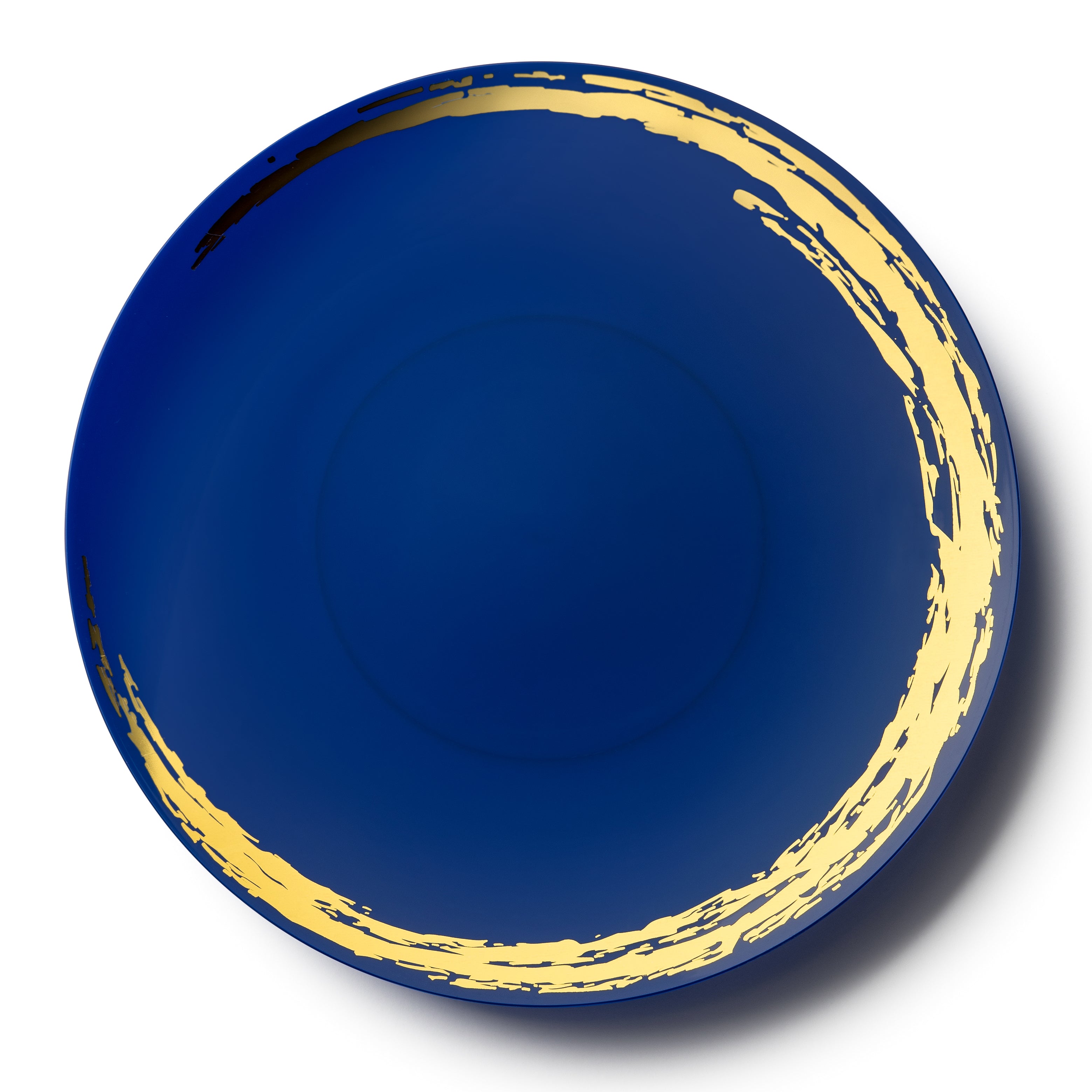 Blue and Gold Plastic Party Bundle with Whisk - Perfect for Birthday Celebrations, Baby Showers, and Themed Events