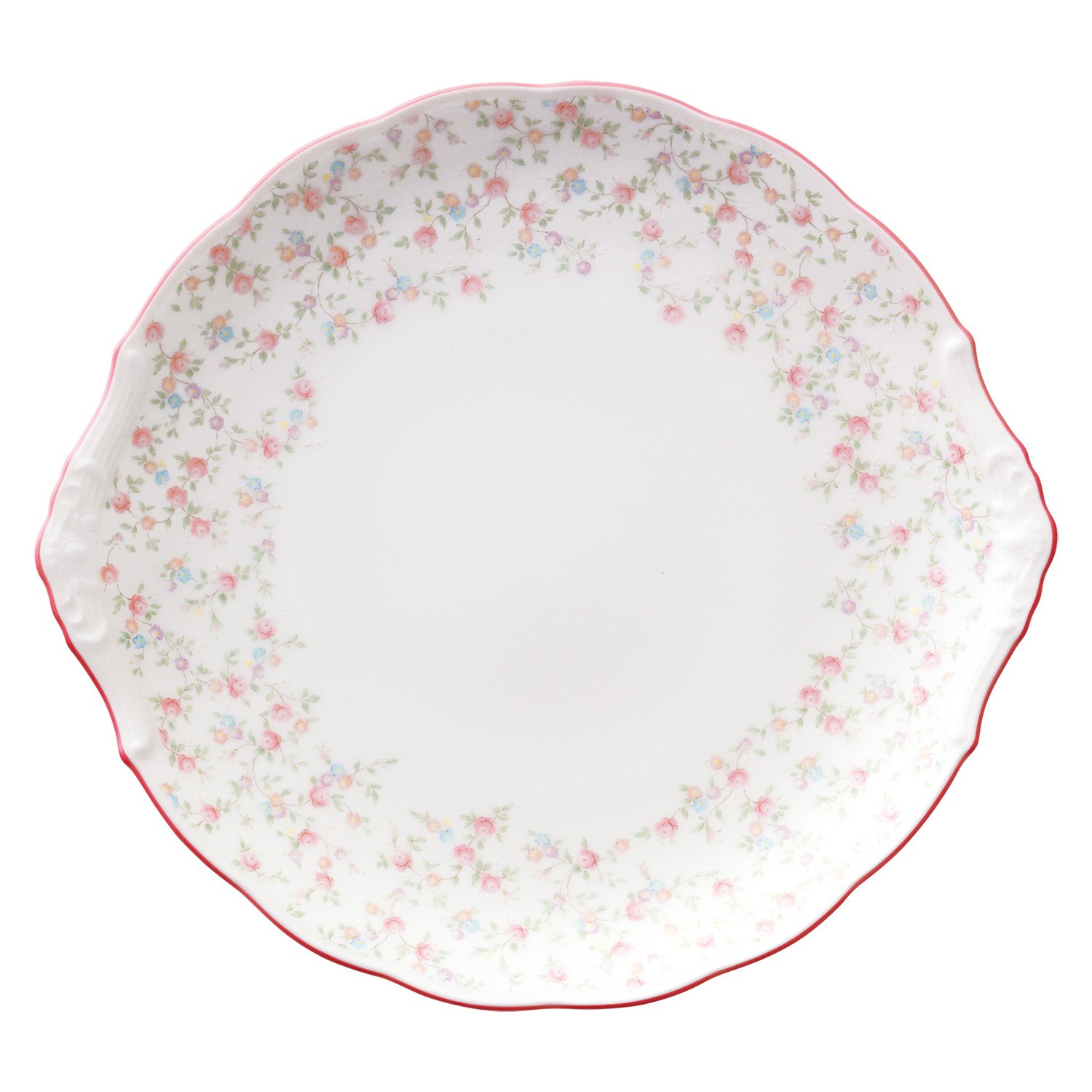 Noritake T58119A/9940 Cutie Rose Bone China Plate - Microwave Safe, Elegant Dinnerware for Everyday Use & Special Occasions