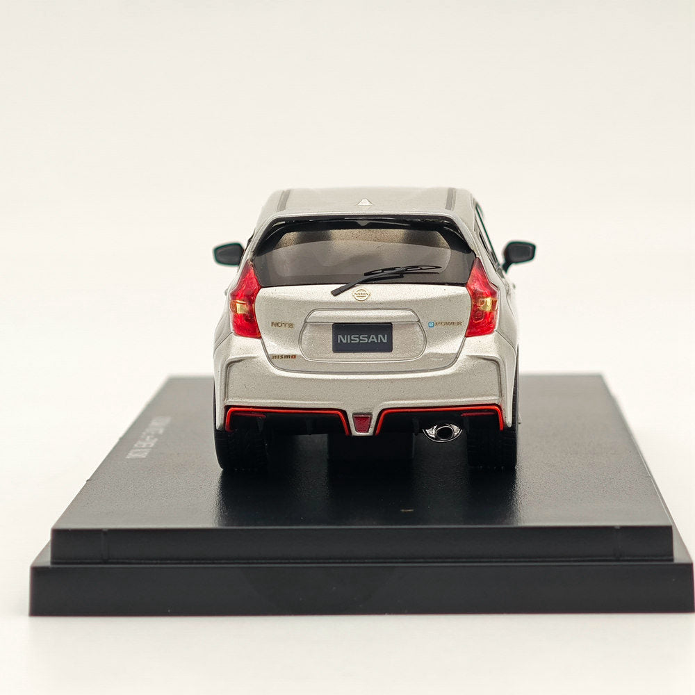 1/43 EBBRO 45440 NISSAN NOTE e-POWER NISMO 2017 Silver Resin Diecast Model Car - Collectible Miniature Vehicle for Display, Gifts & Car Enthusiasts