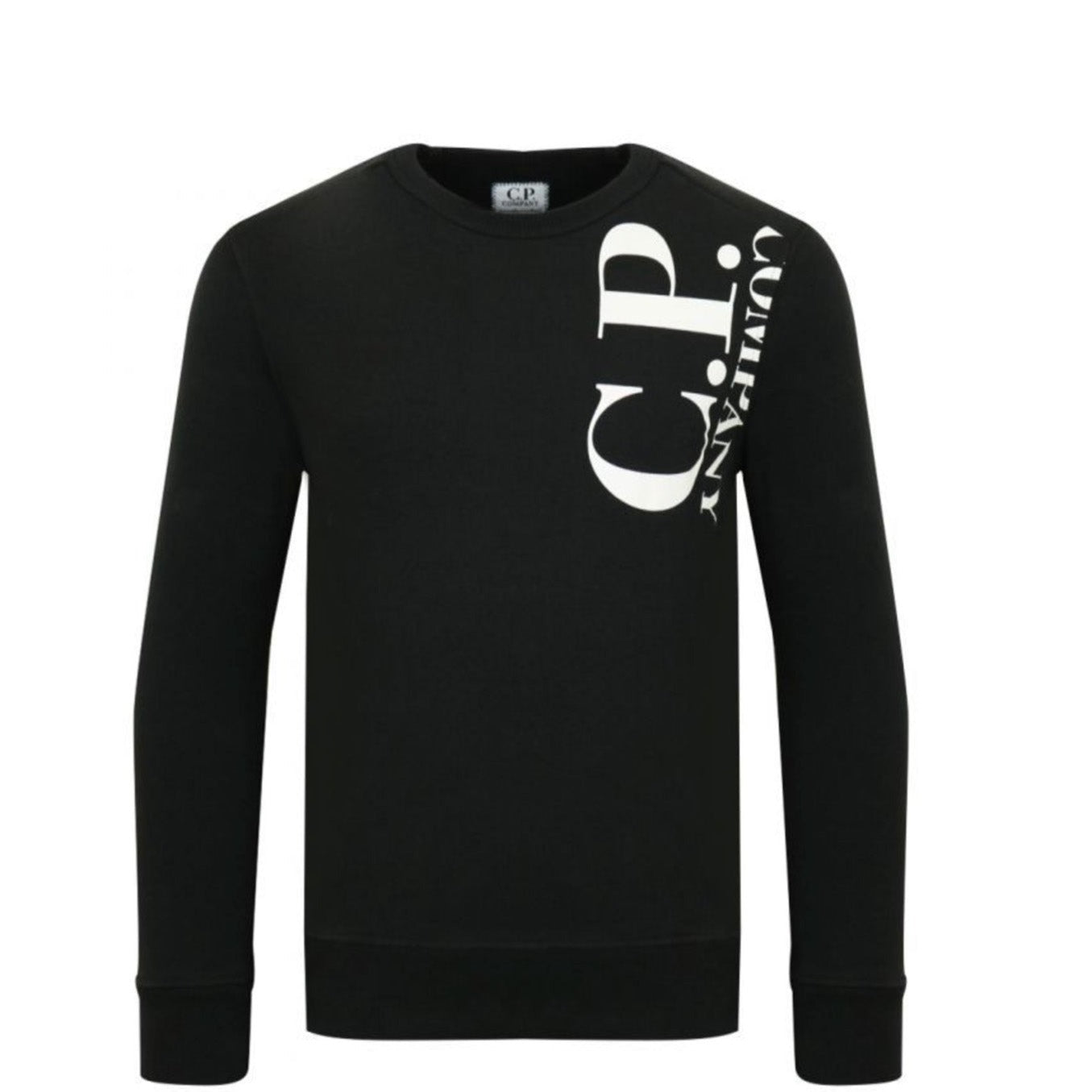 Kids CP Company White Logo Sweatshirt | Boys & Girls Pullover Hoodie | Soft Cotton Casual Wear for School & Play