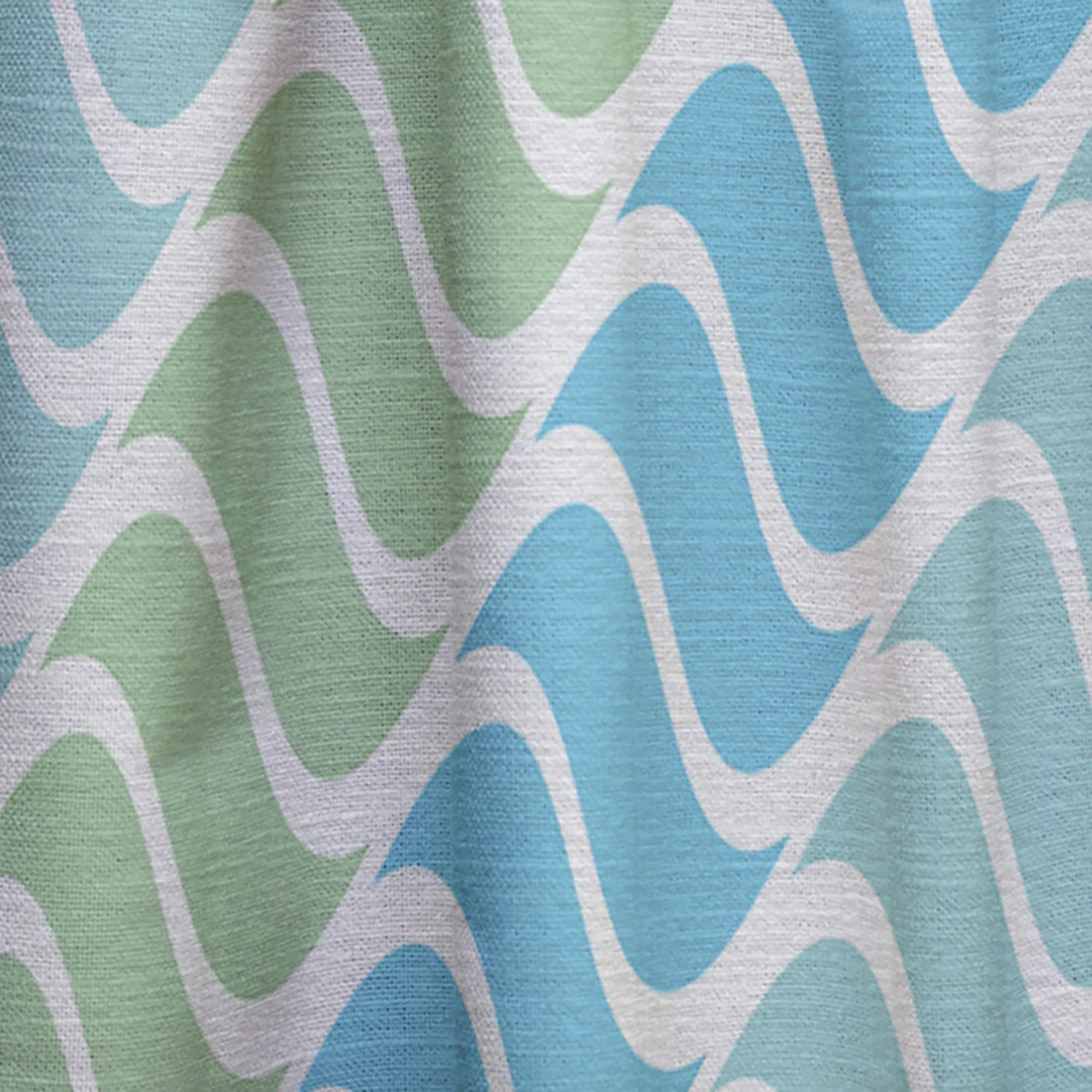 DesignQ Abstract Retro Pattern Thermal Insulated Curtains - Single Panel 52x63 - Bedroom & Living Room Blackout Drapes for Home Decor & Light Blocking
