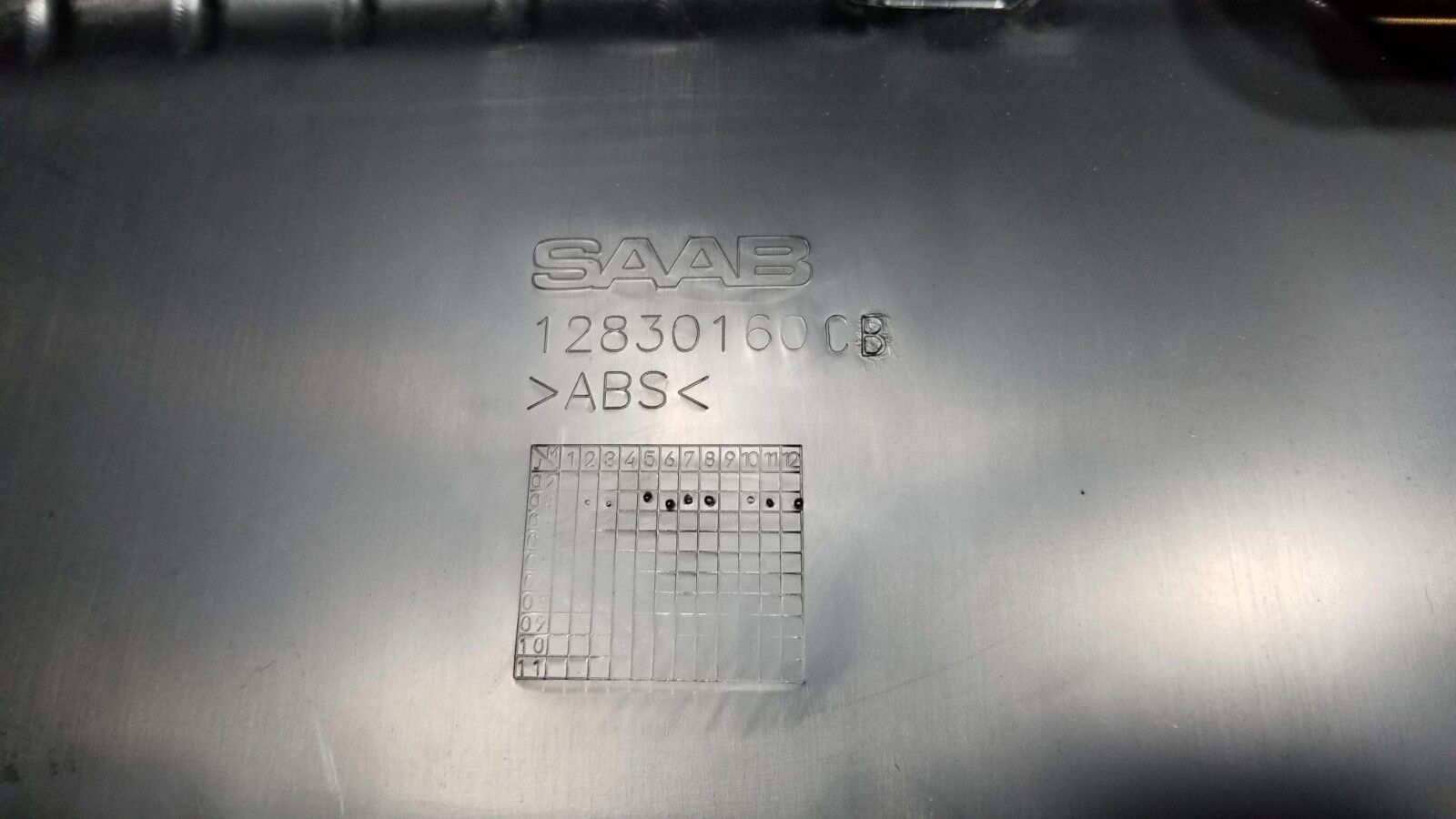 Original OEM Saab 9-3 Trunk Cowl Panel Trim Bottom Rear for Convertible (2004-2007) - Perfect for Restoration & Replacement Parts