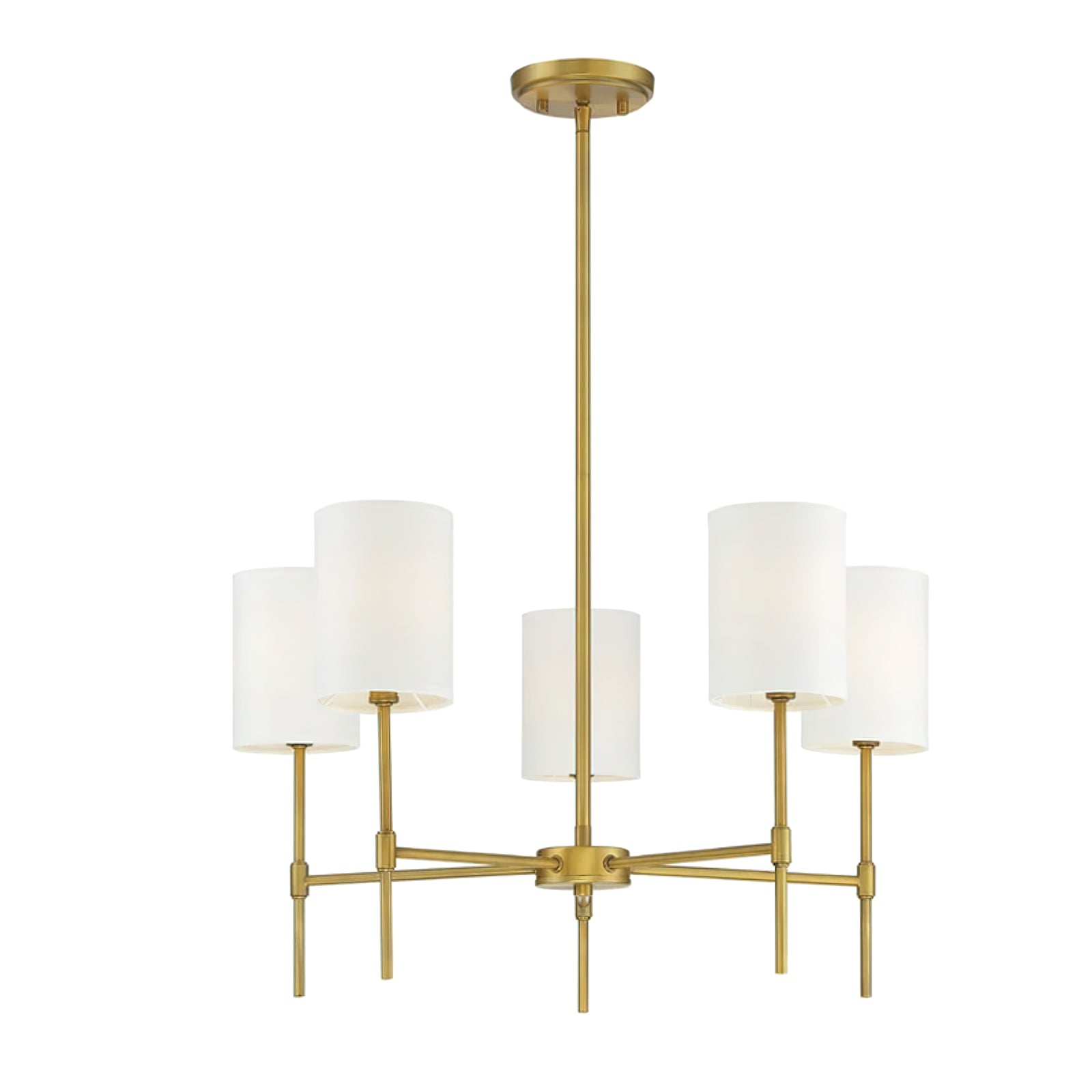 Camila Crystal Chandelier - Elegant Modern Ceiling Light Fixture for Dining Room, Living Room & Bedroom | Perfect for Home Decor & Wedding Events