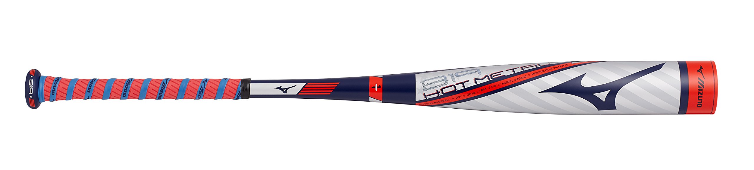 Mizuno B19-Hot Metal BBCOR Baseball Bat (-3) for High School & College Players - Perfect for Training, Games & Tournaments