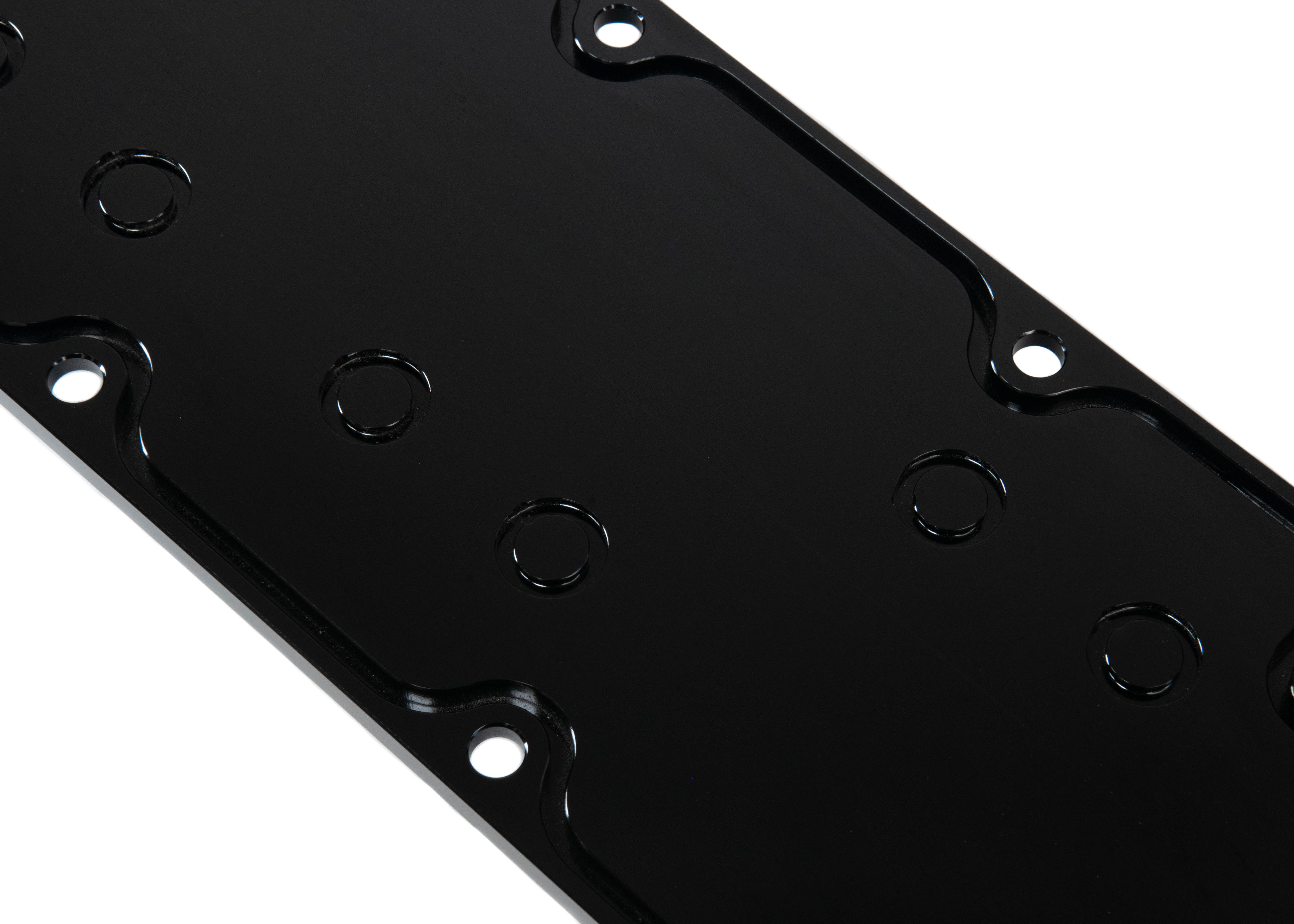 Gen V LT Race Valve Cover - Black Anodized Aluminum (11-130BLK) | High-Performance Engine Upgrade for Racing & Street Cars