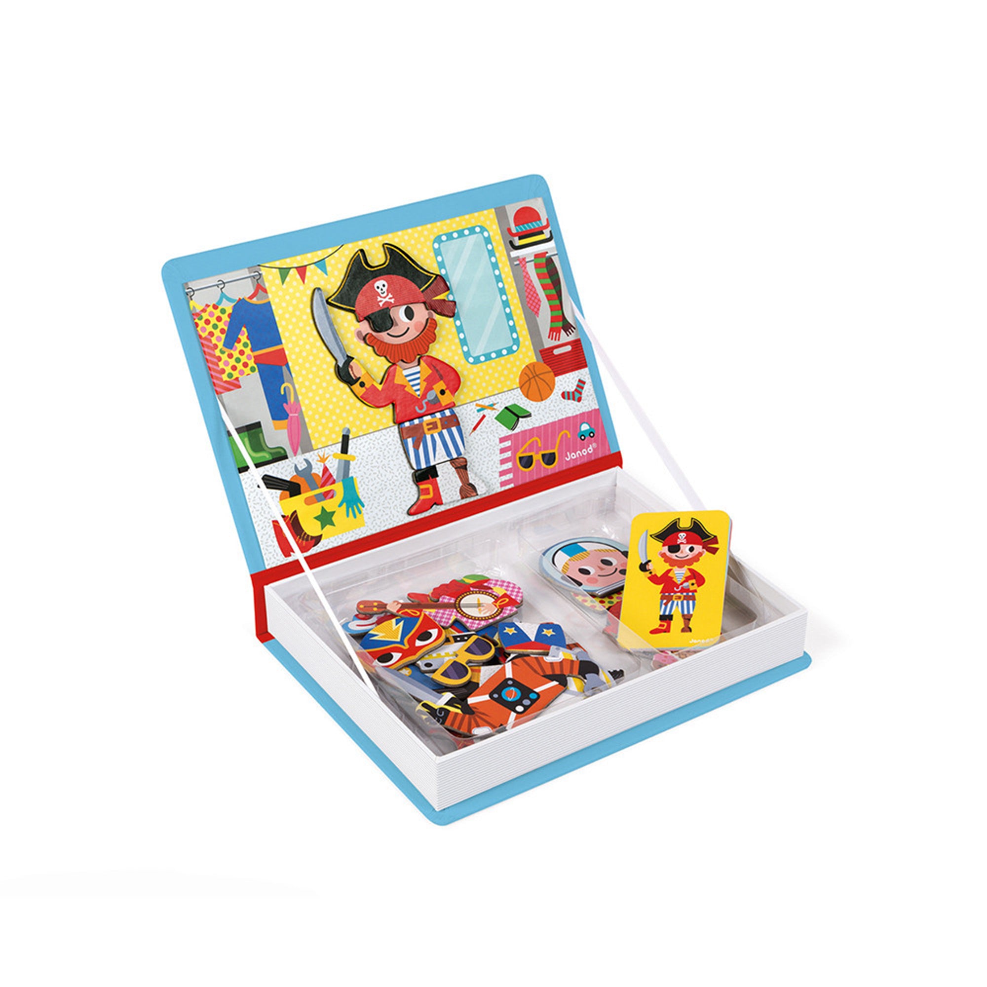 Magnetic Dress-Up Book for Boys - Fun & Educational Costume Play Set | Perfect for Pretend Play, Storytelling & Creative Learning