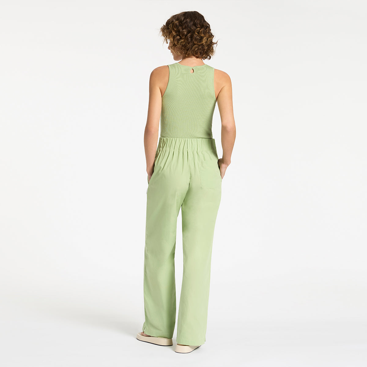 Frontier Women's Casual Pants - Honeydew Green | Comfortable Stretch Trousers for Work, Travel & Everyday Wear