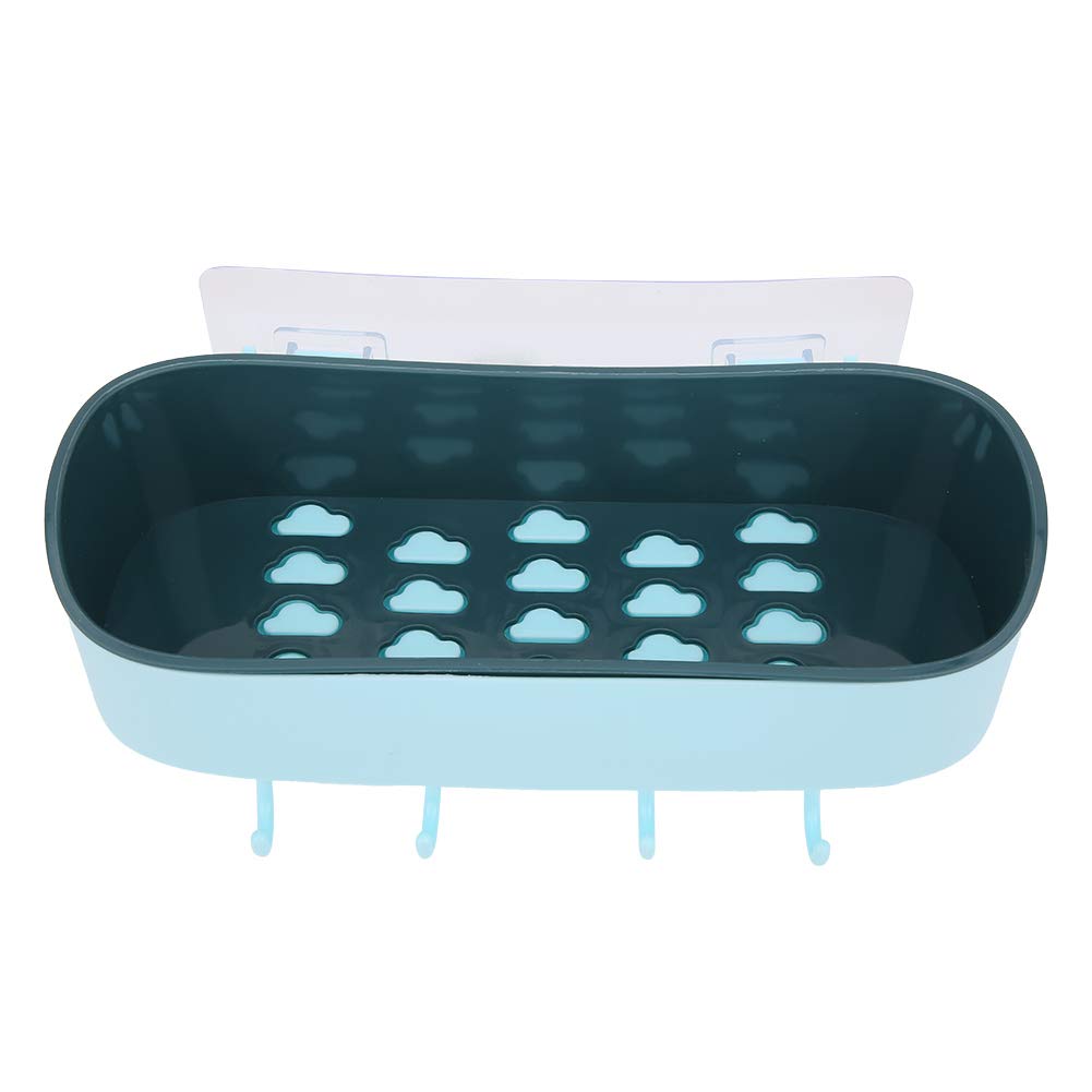 Light Blue Shampoo & Body Wash Storage Rack - Bathroom Organizer Holder for Shampoo, Conditioner & Shower Essentials - Space Saving Shower Caddy for Small Bathrooms & Apartment Showers