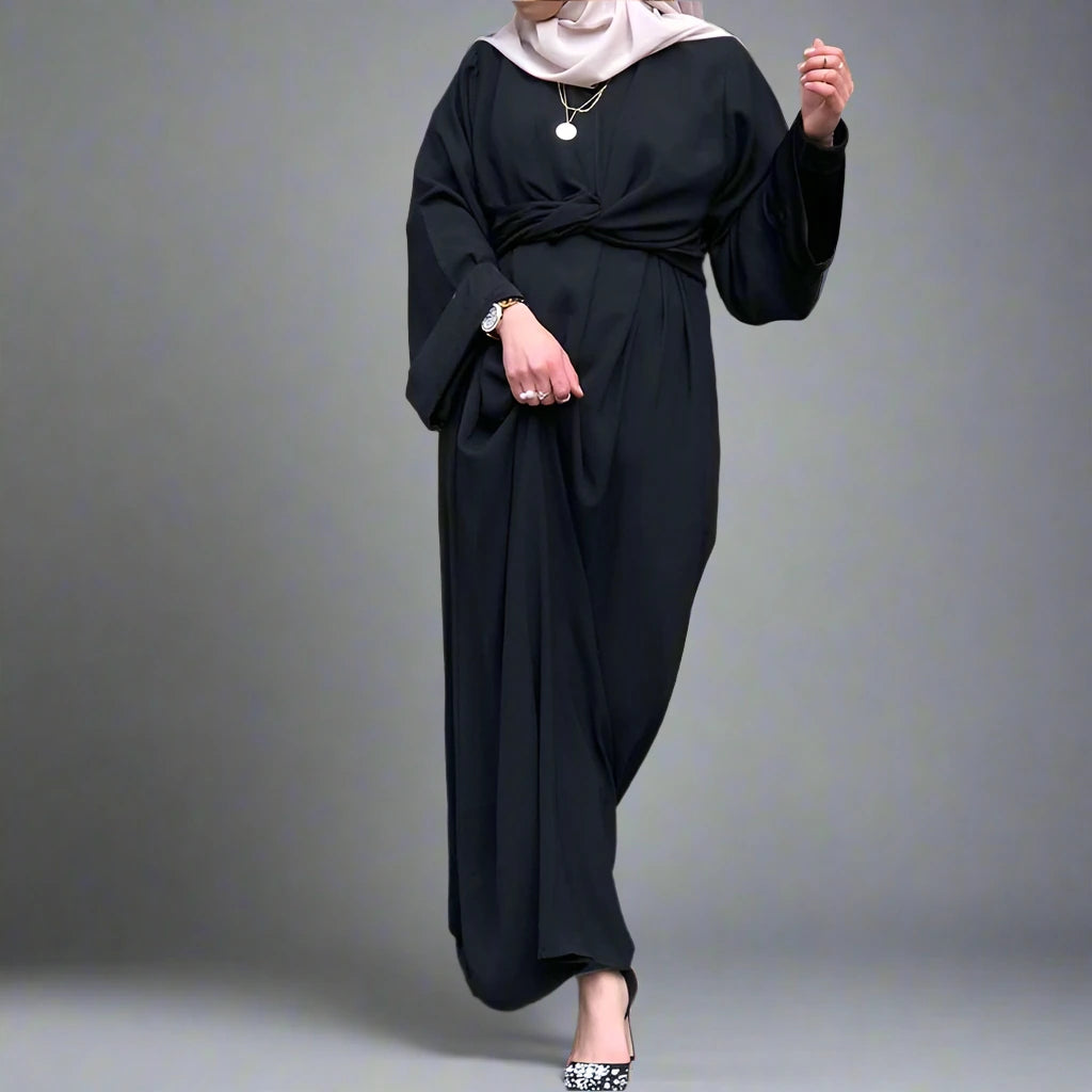 Elegant Modest Abaya Dress for Muslim Women - Versatile & Stylish Islamic Clothing for Prayer, Daily Wear & Special Occasions