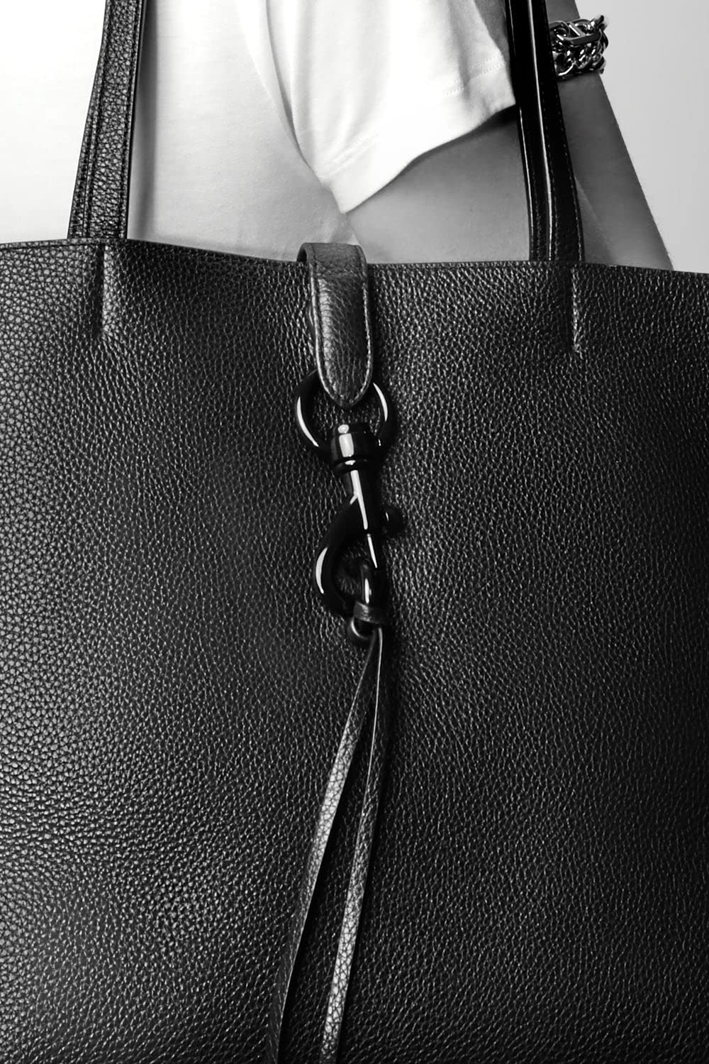 Rebecca Minkoff Megan Large Leather Tote Bag for Women - Stylish Designer Handbag for Work, Travel & Everyday Use