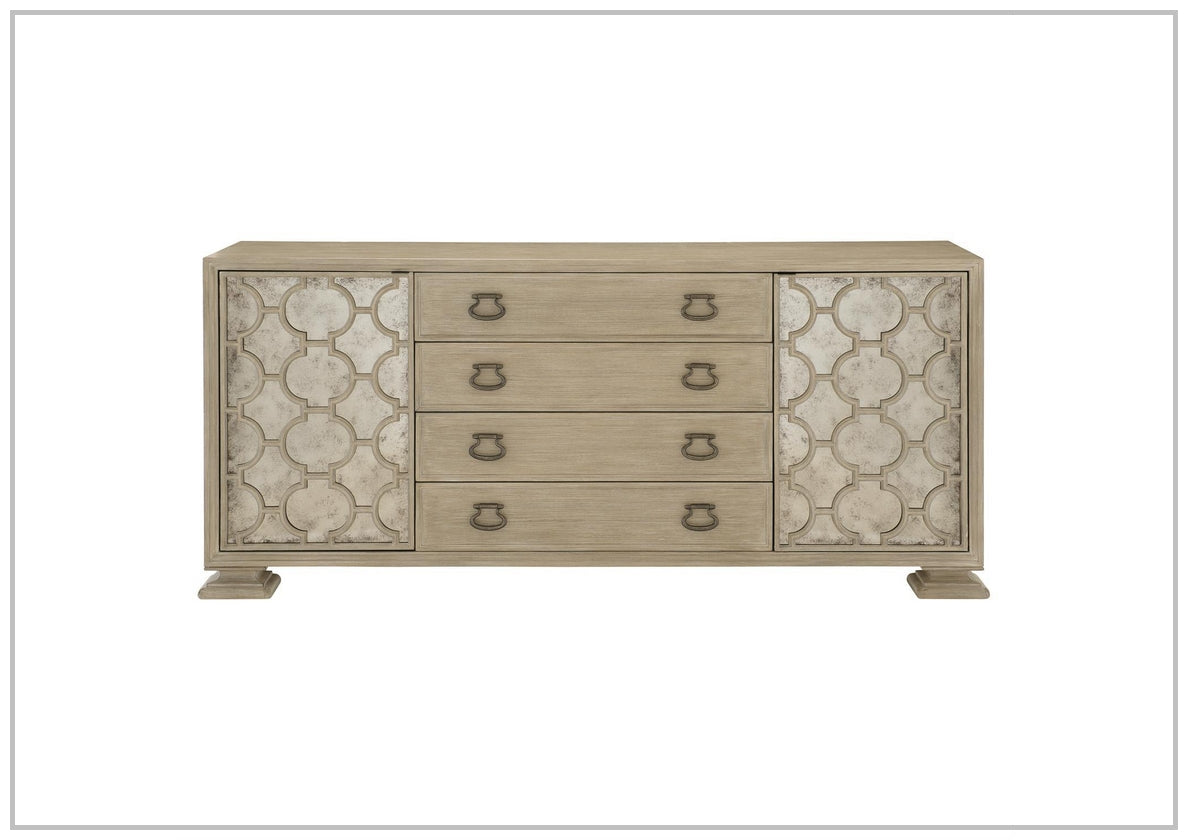 Bernhardt Santa Barbara 81.38'' Wide 4-Drawer Buffet with Solid Wood Top - Elegant Dining Room Storage Cabinet for Fine China & Entertaining
