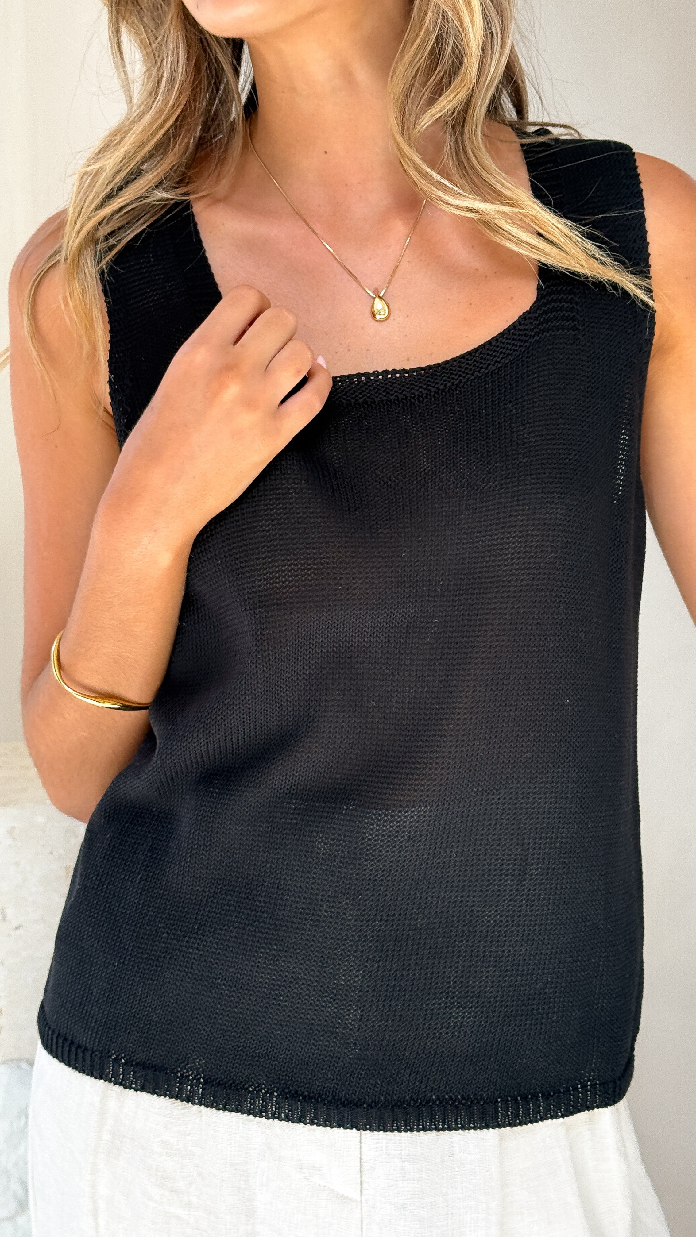 Lenny Knit Top for Women - Soft Stretch Black Turtleneck Sweater | Perfect for Casual Wear, Office Outfits & Fall Layering