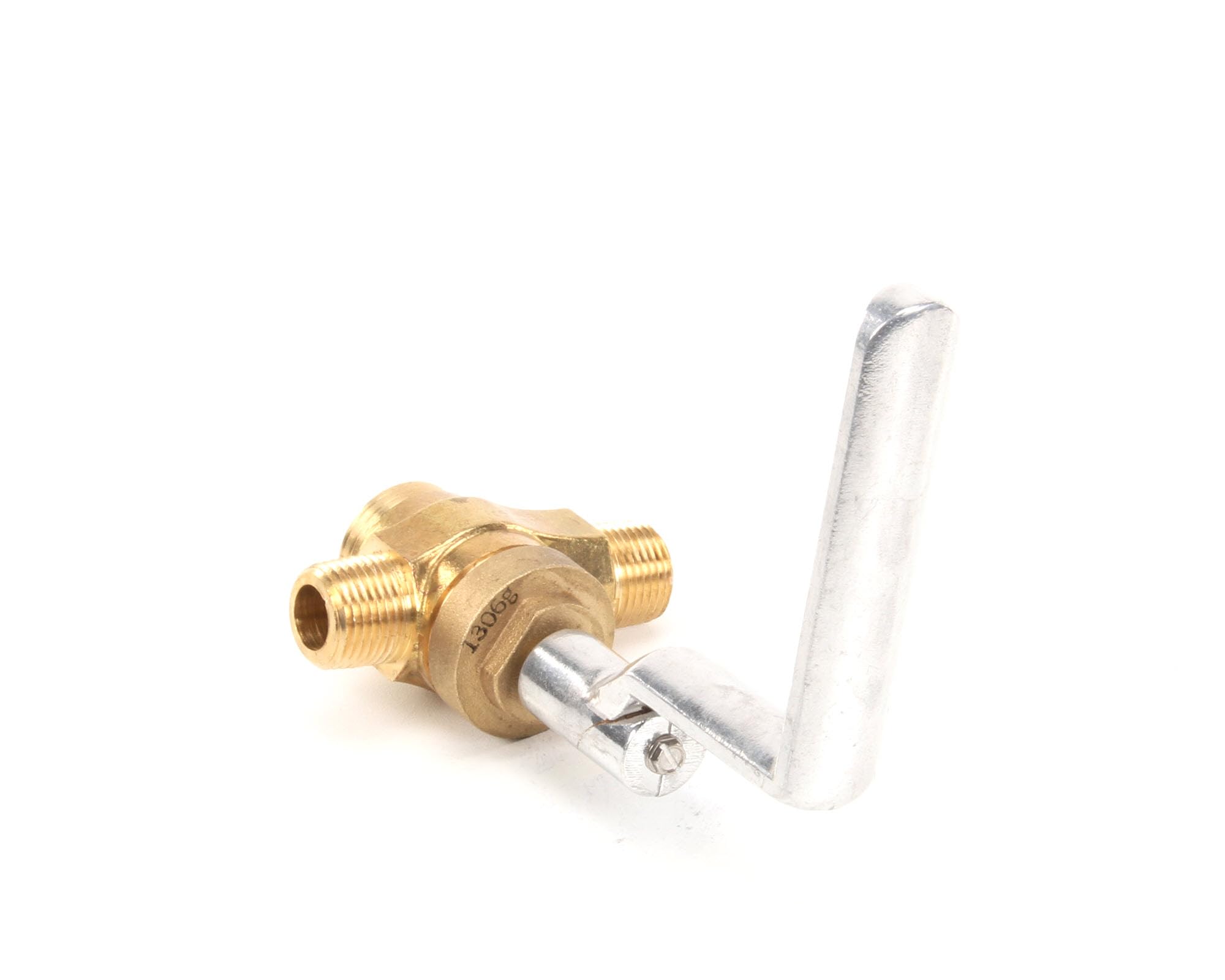 Town Food Service 226104M Brass Gas Valve - High-Quality Replacement Part for Commercial Kitchen Equipment & Restaurant Appliances