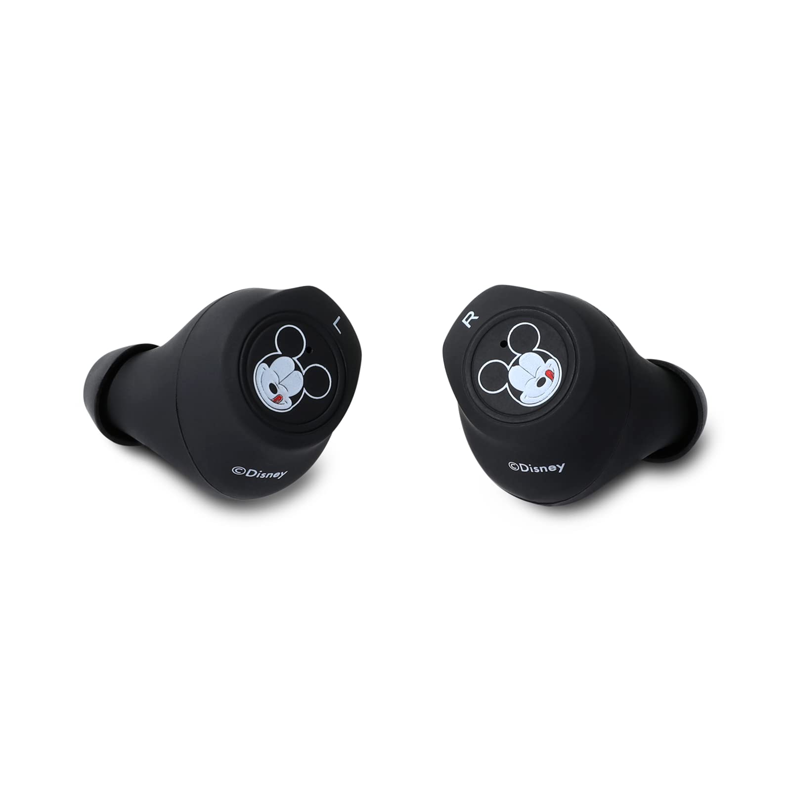 Disney Mickey Mouse Bluetooth Earbuds Wireless Headphones with Charging Case, Built-in Mic, 30H Playtime - Cute Mickey Mouse Gifts for Women Men Kids - Perfect for Workout, Travel & Disney Fans Collection
