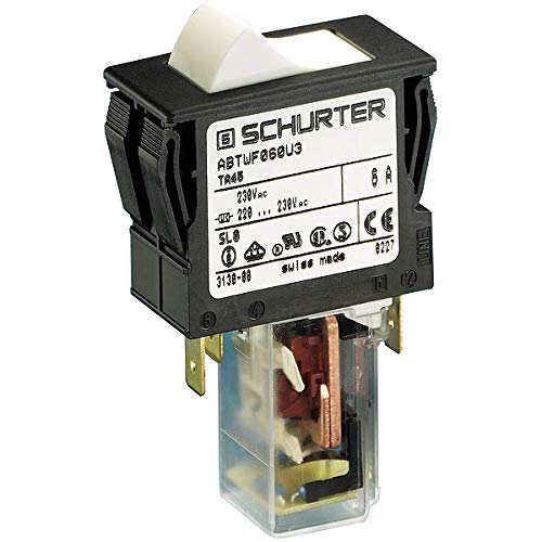 TA45-ABCWMC00U4-798 TA45 Series 2 Pole Rocker Circuit Breaker - Switch Only, QC Terminals, White Rocker with Black Print, No Over-Current Protection & Undervoltage - Ideal for Industrial Control Panels & Electrical Distribution Systems