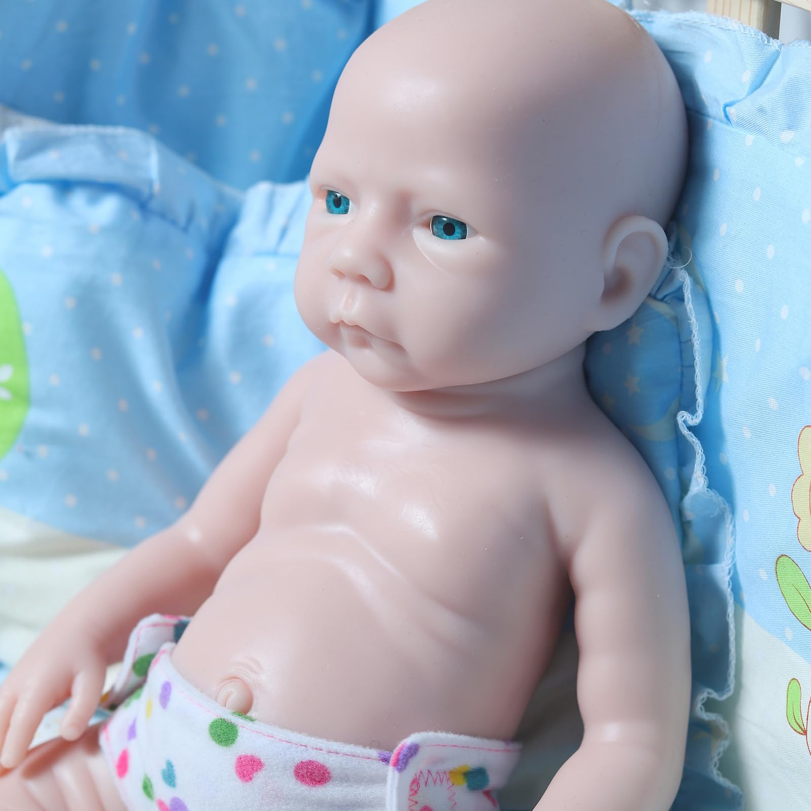 18 Inch Realistic Reborn Baby Doll - AISITE Silicone Unpainted Girl Doll for Kids 3+ | Perfect Christmas & Birthday Gift | Great for Role Play, Collecting & Home Decoration