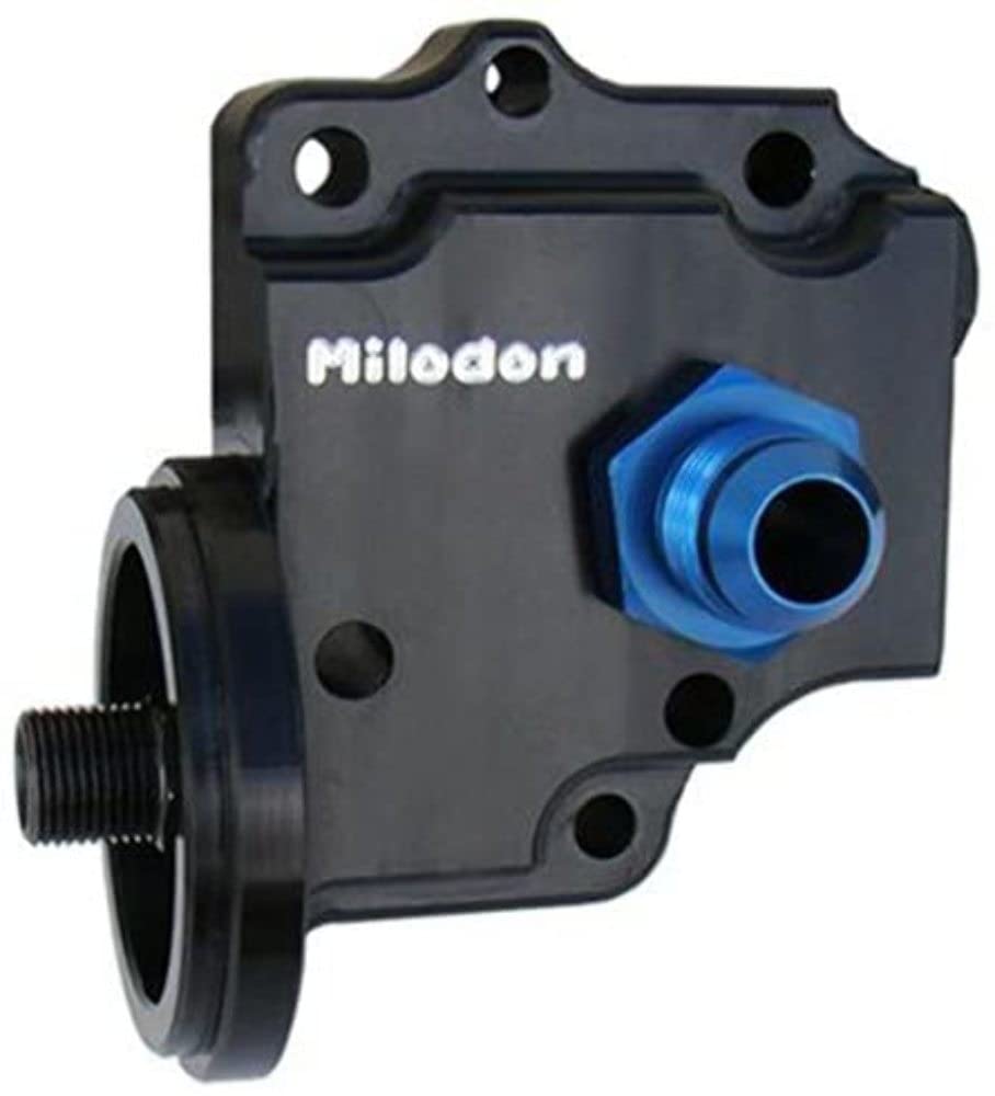 Milodon 21215 High Performance Oil Pump Cover - Compatible with Chevy, Ford, Dodge Engines - Ideal for Racing, Engine Rebuilds & Performance Upgrades