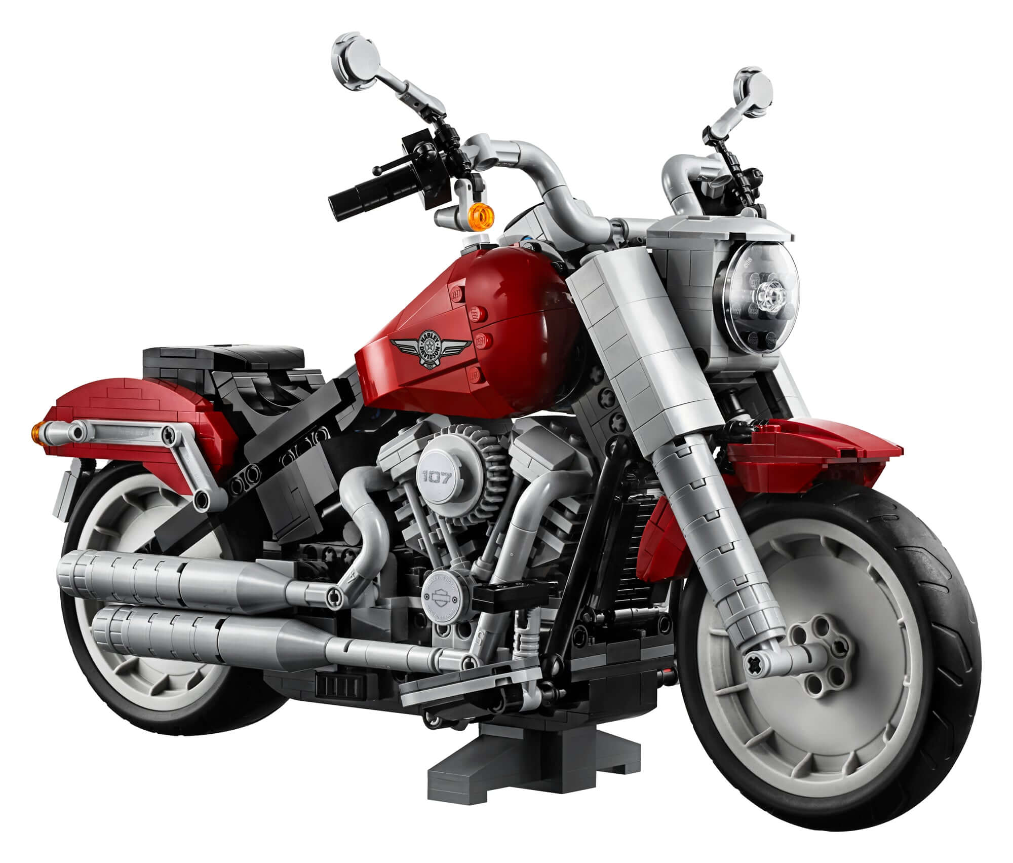 LEGO 10269 Harley-Davidson Fat Boy Motorcycle Building Kit - Collectible Model for Adults, Perfect for Home Display & Gift Giving - Fun DIY Project for Motorcycle Enthusiasts & LEGO Fans