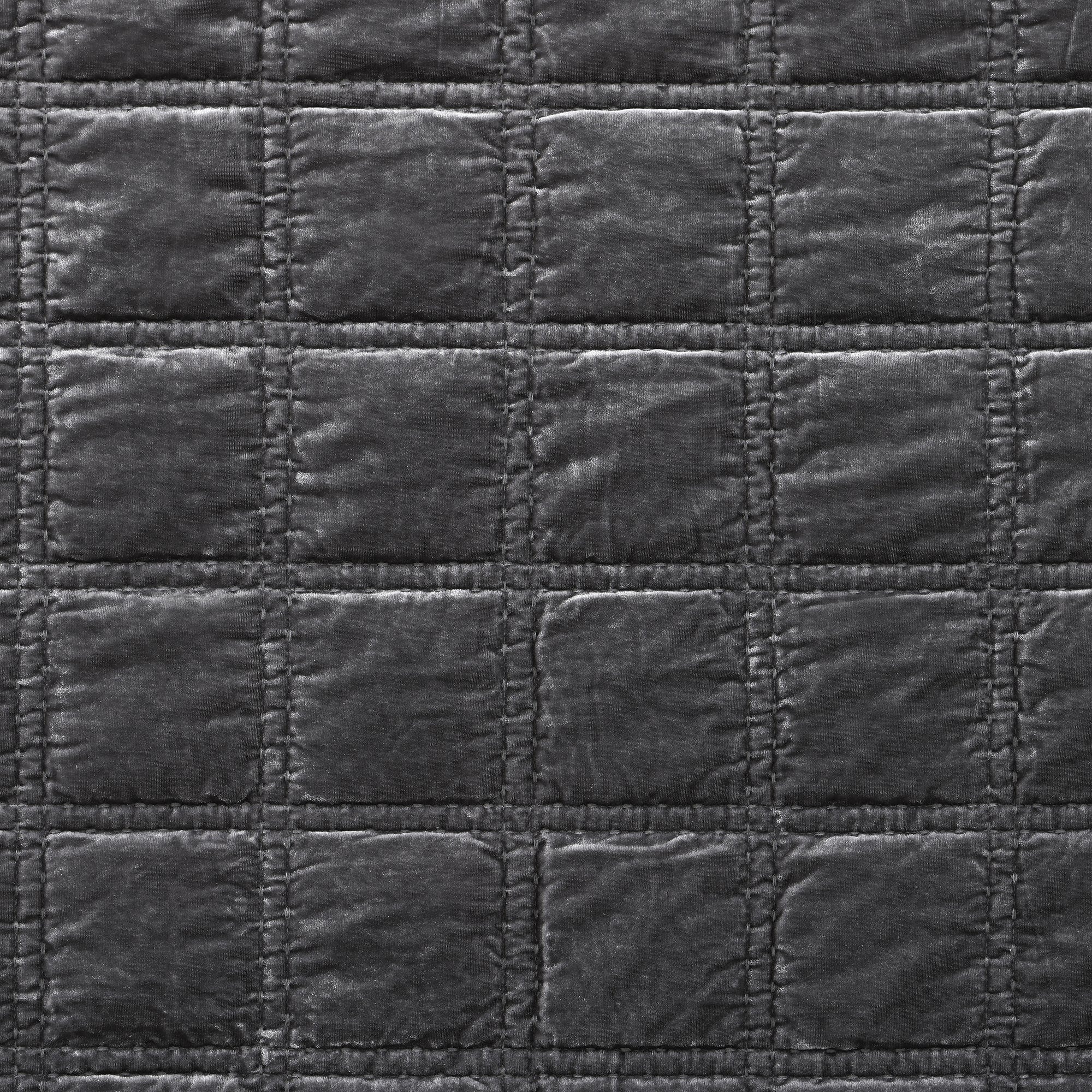 Luxury Stella Faux Silk Velvet Double Box Stitch Quilt Set - Queen Size Bedding with Premium Soft Fabric for Cozy Bedroom Decor & Hotel Style Comfort