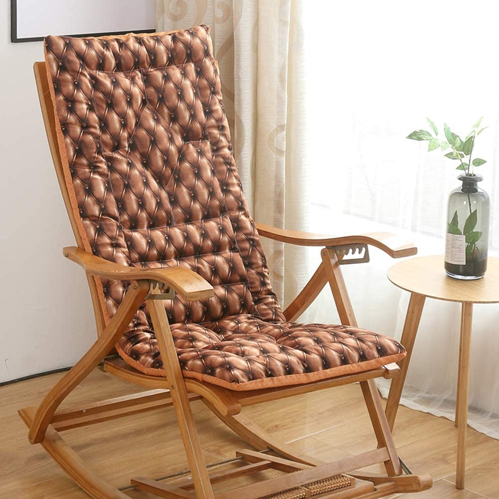 Thickened Non-Slip Wicker Chair Cushion - Detachable & Washable Rocking Chair Pad for Dining Room, Patio, and Living Room - Perfect for Indoor and Outdoor Use