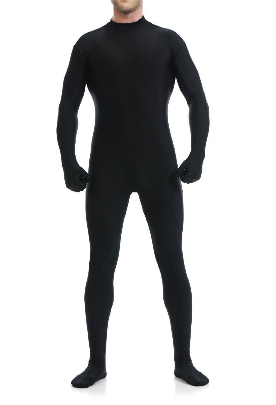 WOLF UNITARD Men's Stretchy Full Body Dancewear Bodysuit - Gym, Ballet, Acro, Cosplay Costume for Dance Performances, Gymnastics Training, Halloween Parties & Comic Conventions