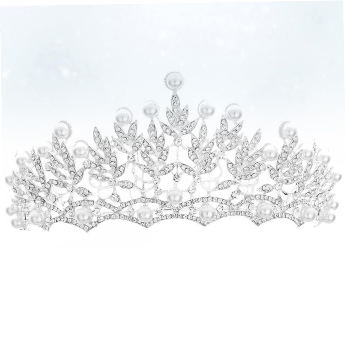 POPETPOP Wedding Tiara for Bride - Crystal Rhinestone Bridal Headpiece, Princess Hair Accessories for Weddings, Parties & Birthdays - Perfect for Fairy-Themed Events & Special Occasions