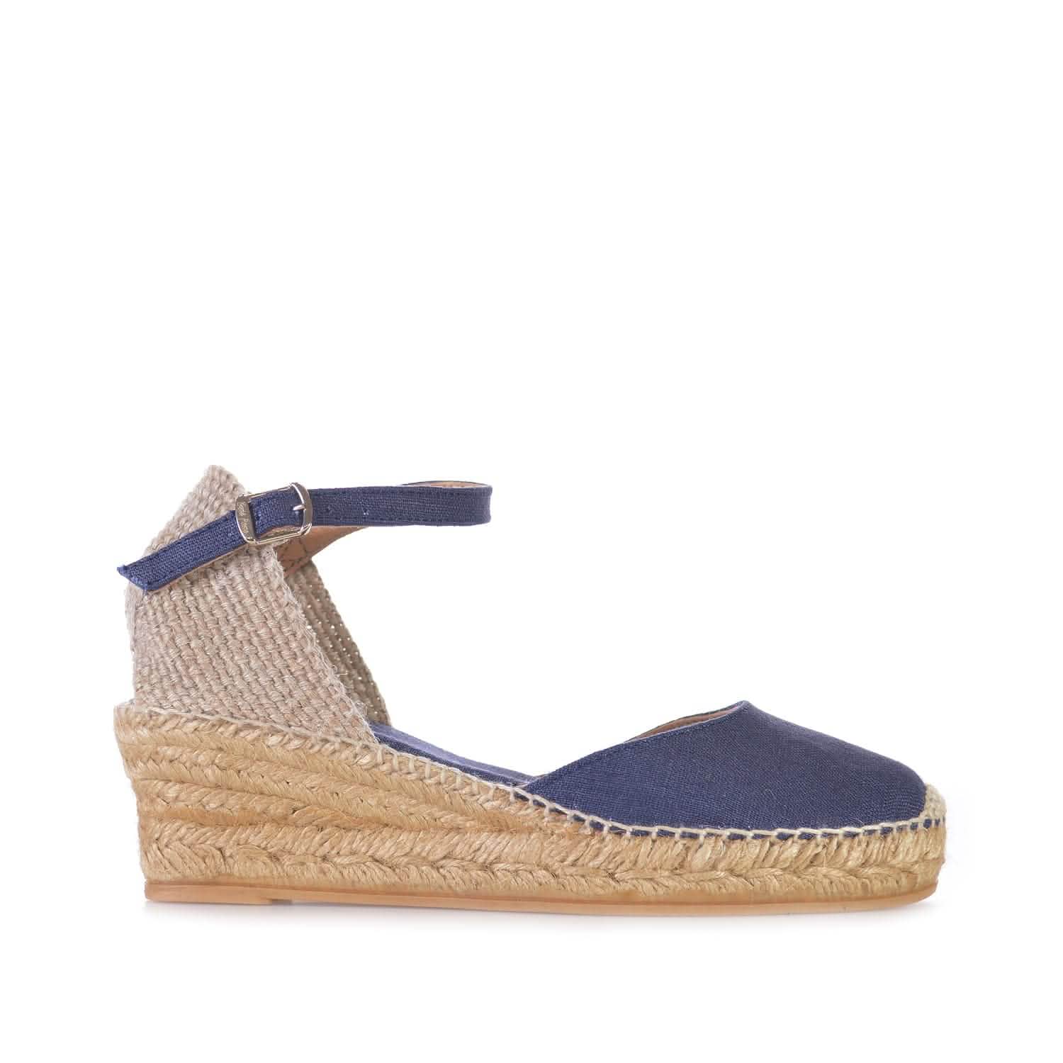 Women's Basic Linen Wedge Espadrille Shoes - Comfortable Summer Casual Sandals for Beach, Vacation & Everyday Wear | Romina Collection