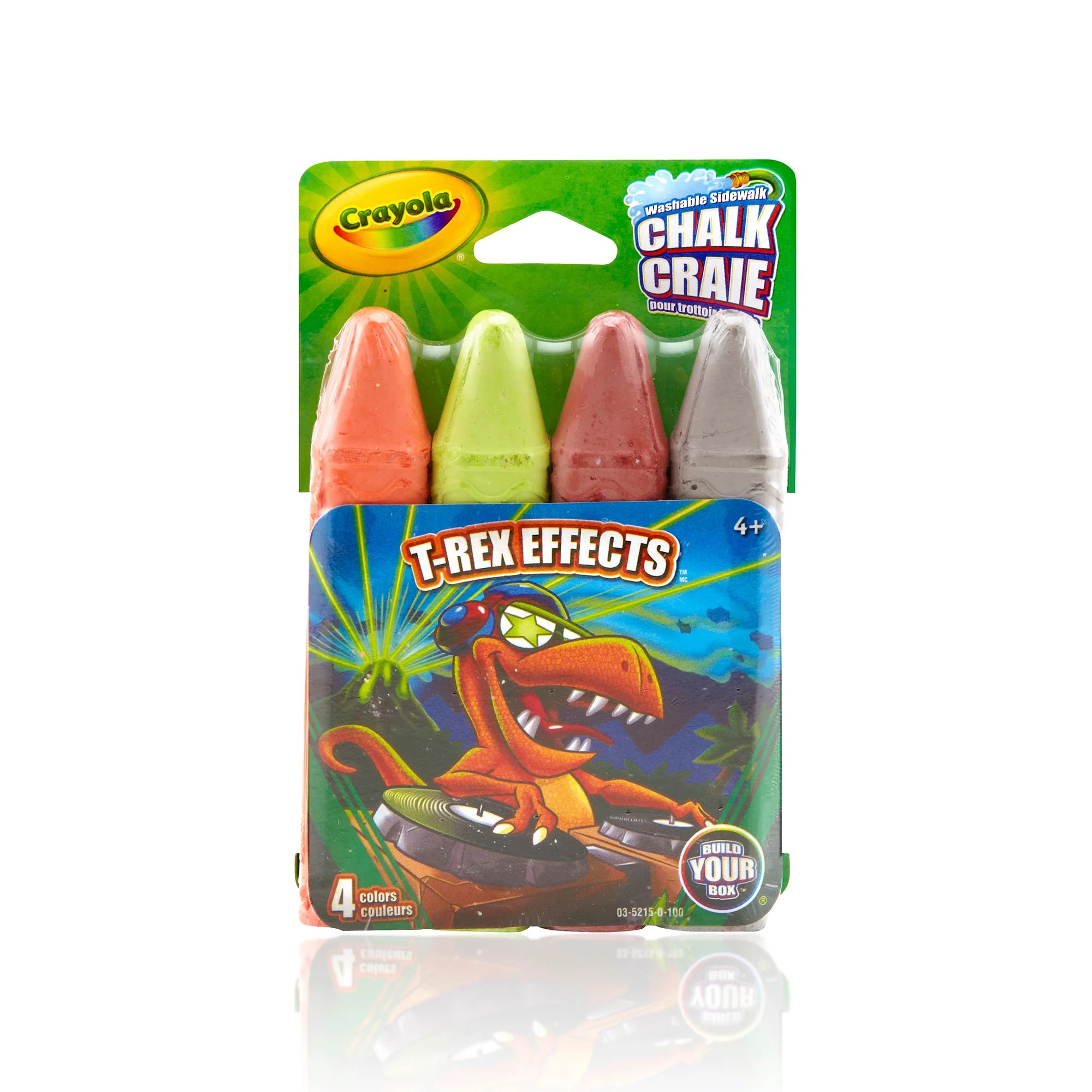 Crayola Sidewalk Chalk 4 Pack - Vibrant Non-Toxic Outdoor Chalk for Kids - Perfect for Driveway Art, Hopscotch & Outdoor Play