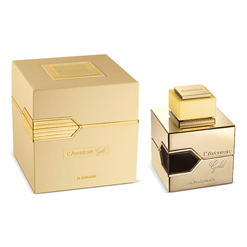 Al Haramain L'Aventure Gold 100ml EDP for Women - Luxury Floral Fruity Perfume for Date Night & Special Occasions