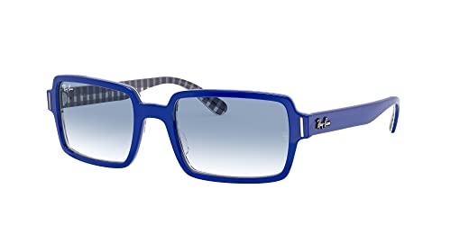 Blue on Vichy Blue/White/Clear Gradient Blue