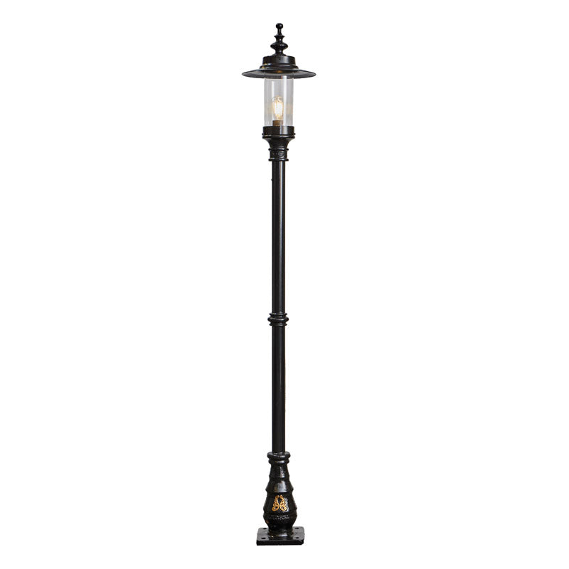 Betley 1Lt Cast Iron Lamp Post - Outdoor Garden Lighting for Pathways, Driveways & Porches
