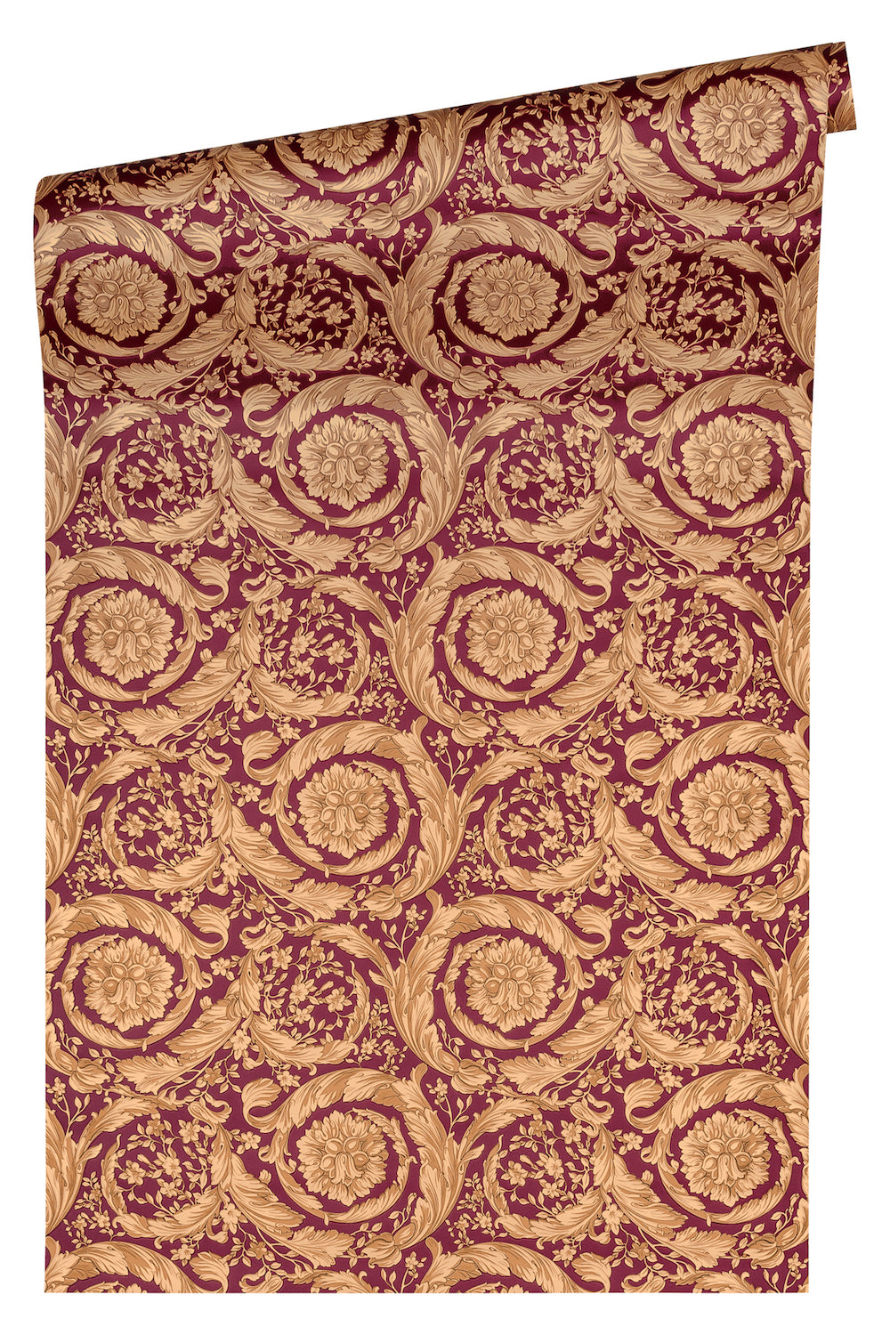 Versace 4 Classic Floral Swirls Print Silk Scarf - Luxury Fashion Accessory for Women, Perfect for Parties, Weddings & Special Occasions