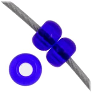 Premium Czech Glass Seed Beads 11/0 - Transparent Royal Blue (69g/3x23g Vials) for DIY Jewelry Making | Preciosa (Jablonex) Beads | Perfect for Bracelets, Necklaces & Craft Projects