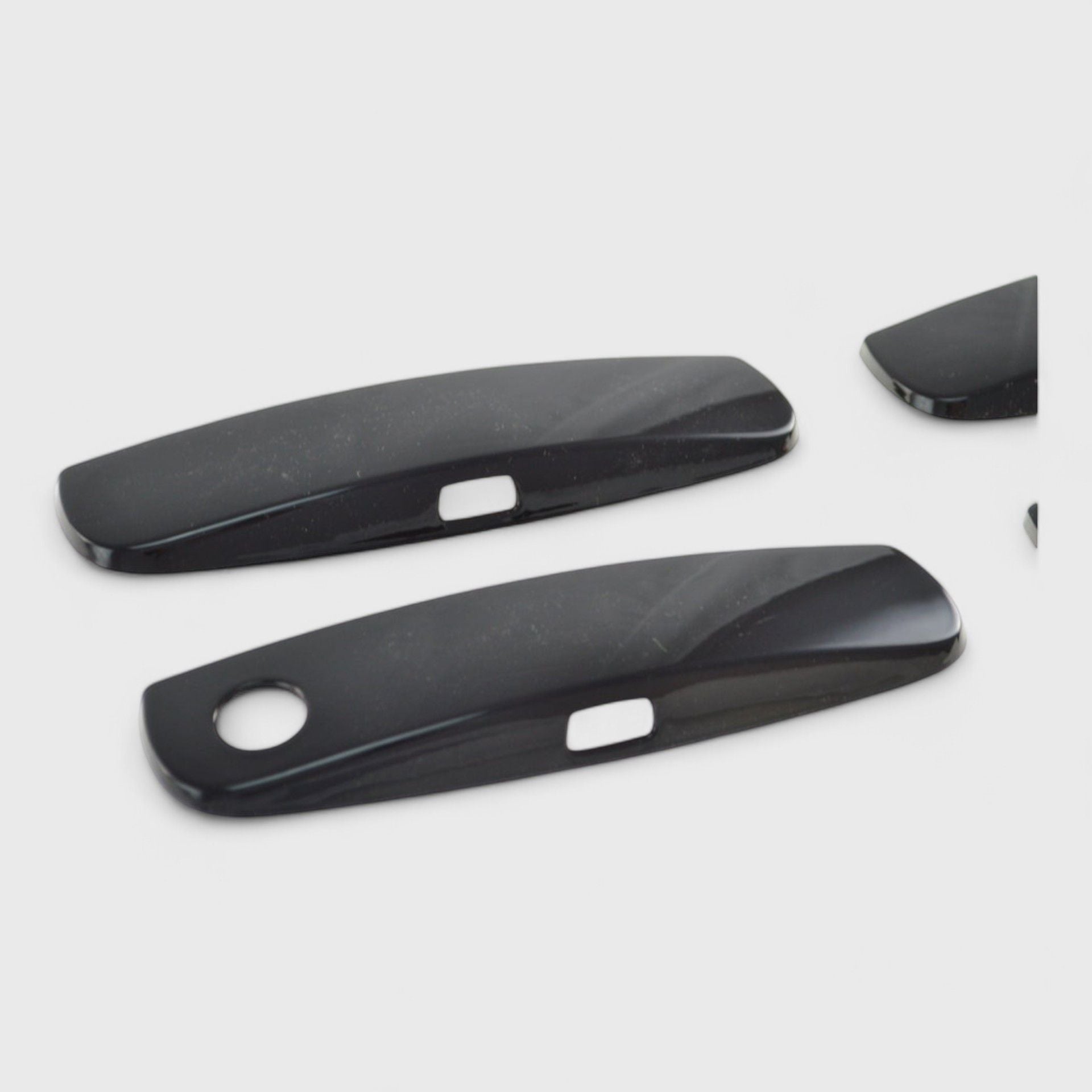 Gloss Black Chrome Delete Door Handle Cover with Smart Key - DH6186BLK | Upgrade Your Car's Style & Security | Perfect for Sedans, SUVs, and Trucks