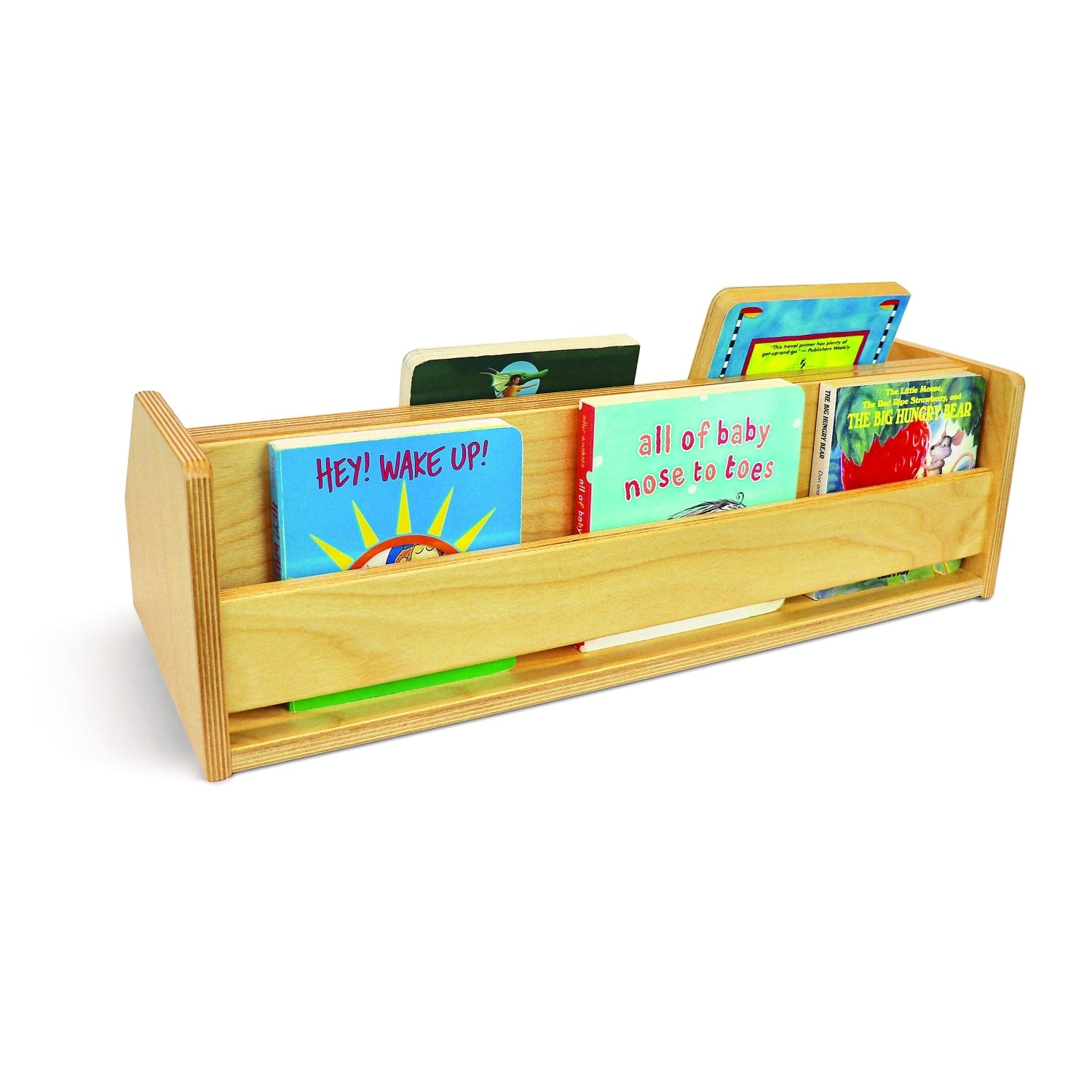 Best Wooden Bookshelf for Kids - Montessori Book Display for Toddlers & Infants - Perfect for Nursery, Playroom & Classroom Organization