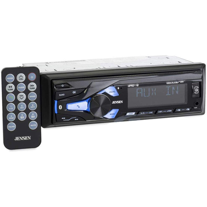 Jensen MPR2110 Portable AM/FM Radio with Headphone Jack - Perfect for Emergency Kits, Camping, and Outdoor Adventures