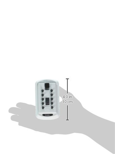 Kidde 1370 White Slim Lock Box - Secure Fireproof Document Safe for Home & Office - Protect Passports, Cash, Jewelry & Important Files