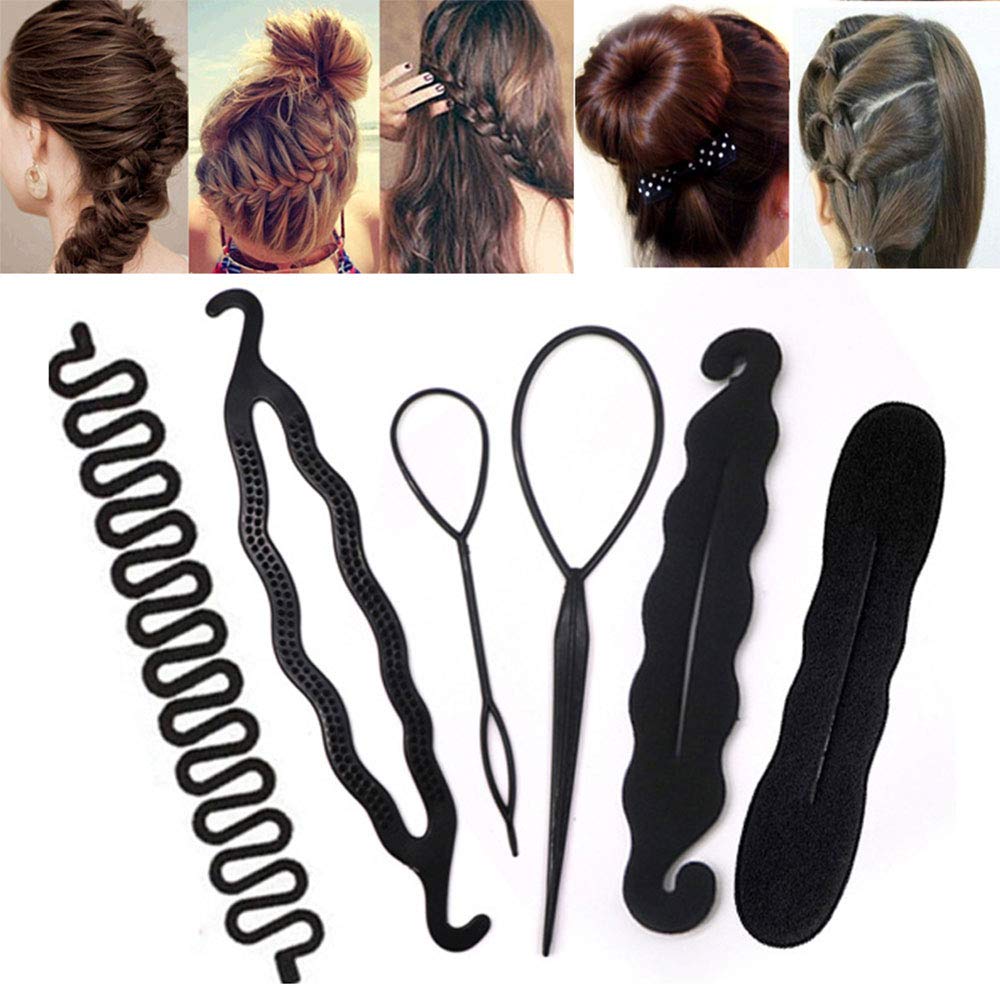 Hair Styling Accessories Set - 12pcs Spiral Hair Braid Tool Kit for Women & Girls | DIY Hair Design Tools for Curly, Wavy & Fashion Hairstyles | Perfect for Parties, Weddings & Daily Styling