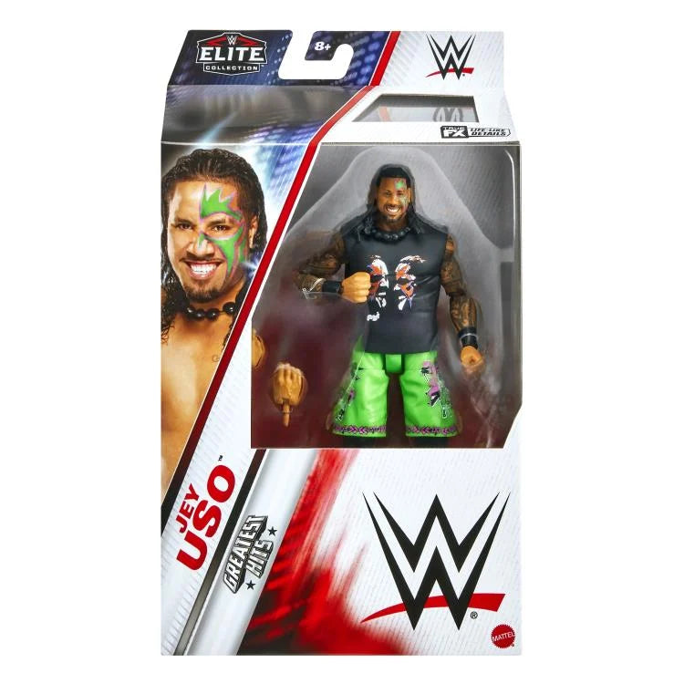Jey Uso WWE Elite Collection Greatest Hits 2025 Action Figure - Authentic WWE Wrestling Collectible for Fans & Display