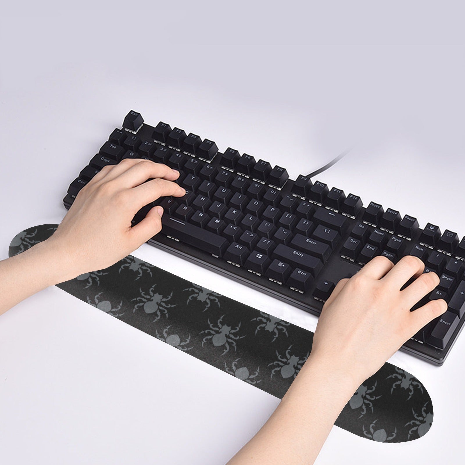 Gothic Spiders Keyboard Wrist Rest - Ergonomic Support for Gaming & Typing - Perfect for PC, Laptop, Office & Home Workspace