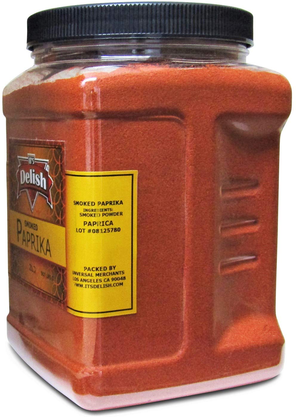 Premium Gourmet Smoked Paprika Powder - 32oz Bulk Spice in Reusable Jumbo Container - All-Natural Seasoning for BBQ, Grilling & Cooking - Rich Flavor & Aroma for Meats, Soups & Rubs