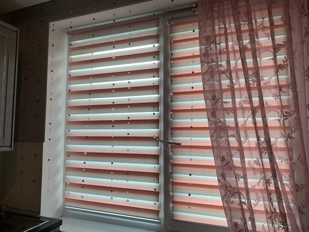 5 Strings 59 Inches Crystal Glass Bead String Curtains for Living Room, Bedroom, Window & Door - Luxury Decorative Beaded Doorway Curtain for Home Decor, Wedding Backdrop & Room Partition