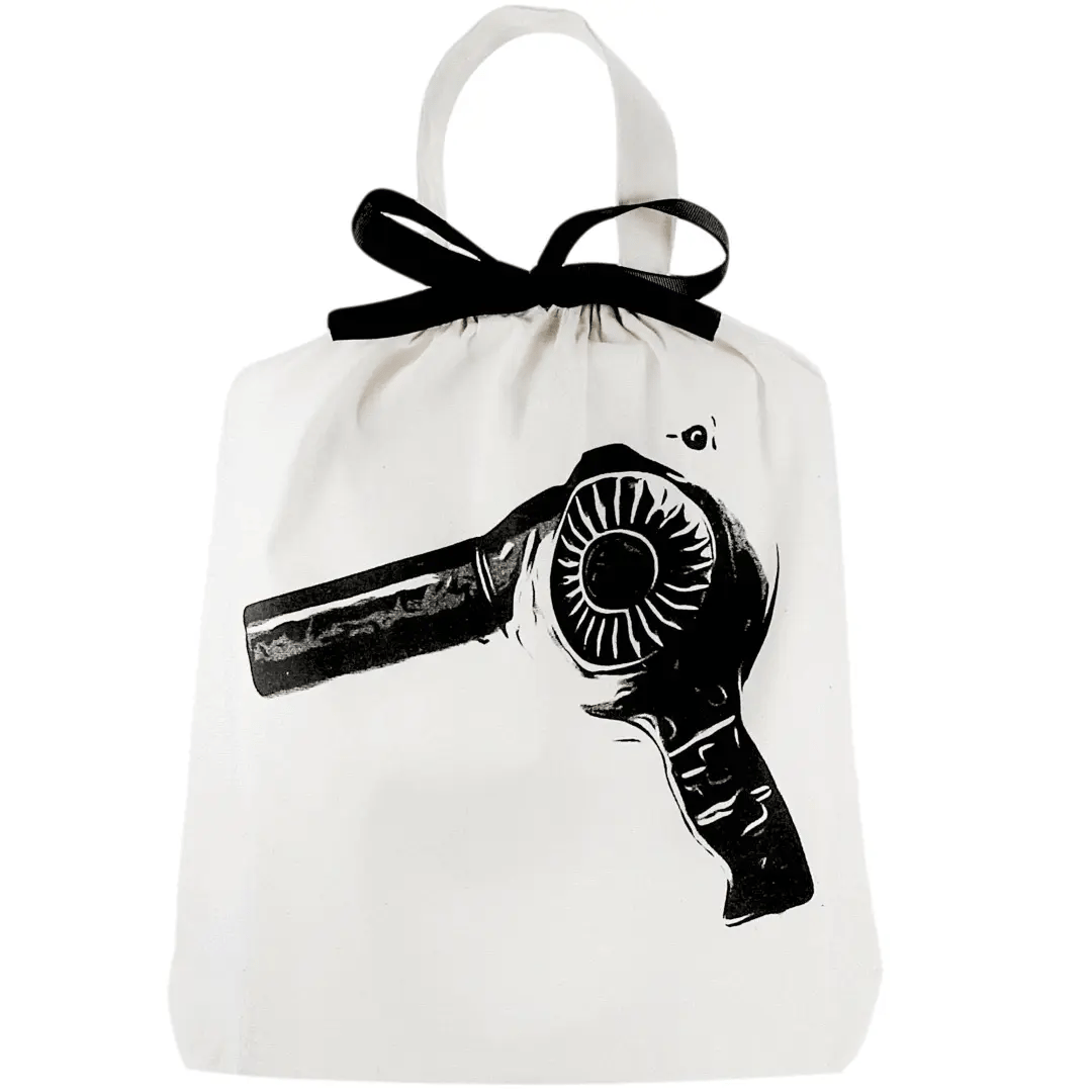 Portable Travel Hair Dryer Bag - Compact & Lightweight Cream Organizer for Blow Dryer - Perfect for Vacations, Gym, and On-the-Go Styling