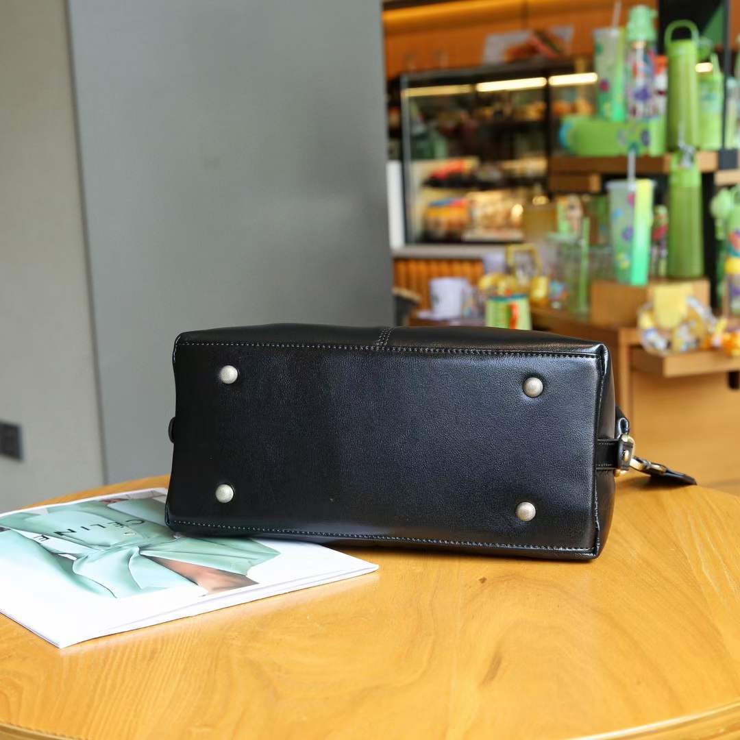 Stylish Genuine Leather Handbag for Women - Professional Work Tote with Multiple Pockets - Perfect for Office, Business Meetings & Daily Commute